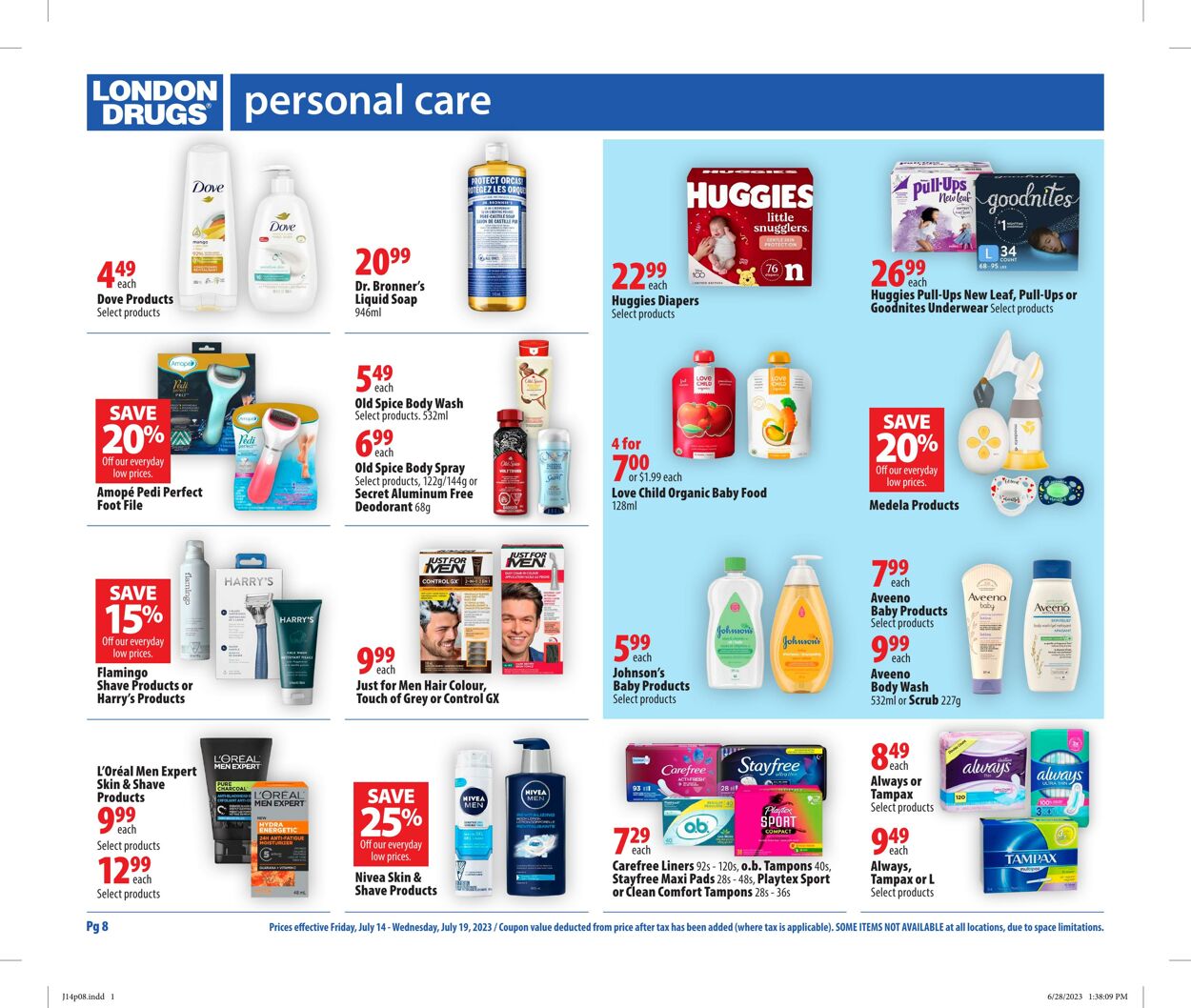 Circulaire London Drugs 14.07.2023 - 19.07.2023