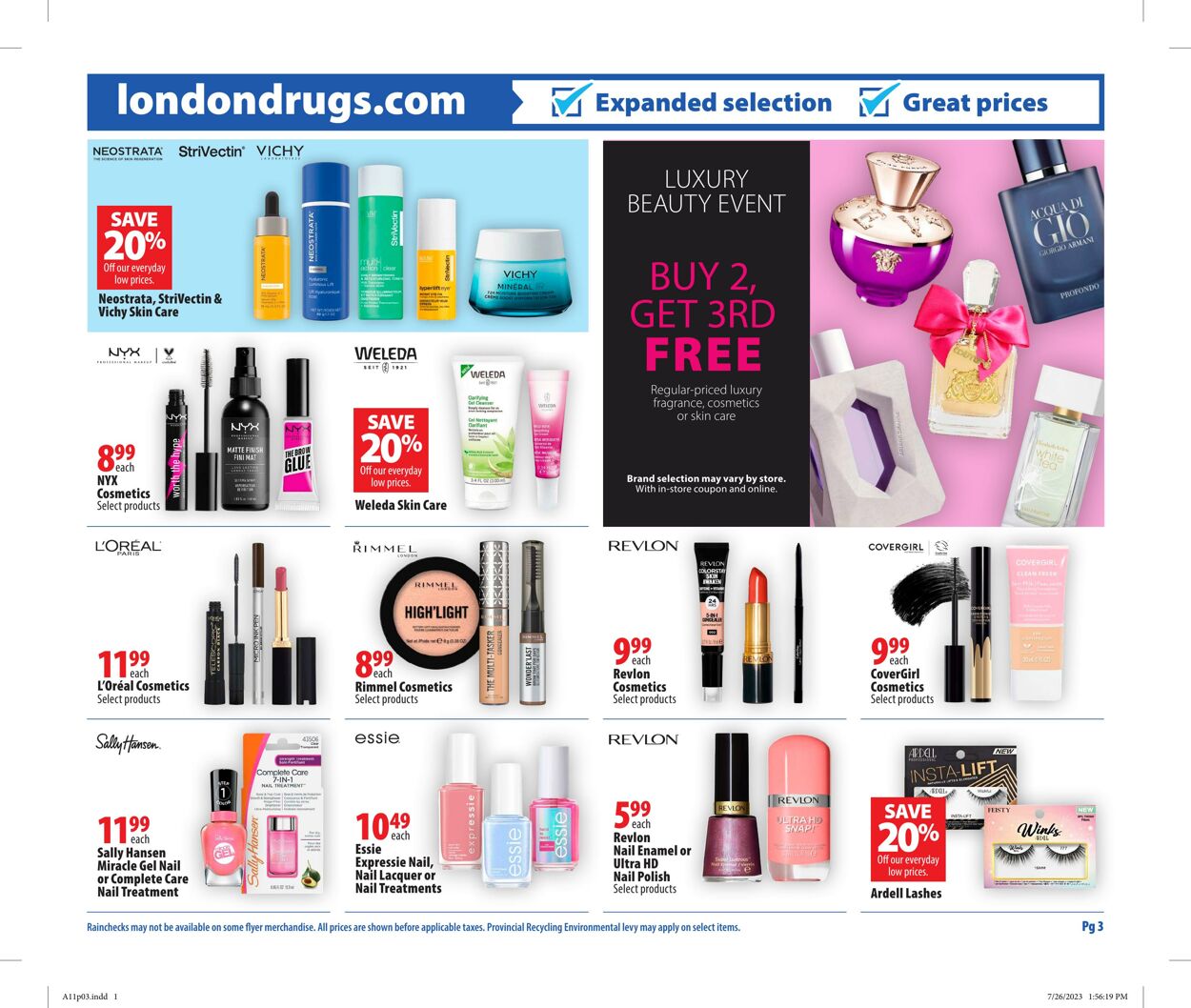 Circulaire London Drugs 11.08.2023 - 16.08.2023