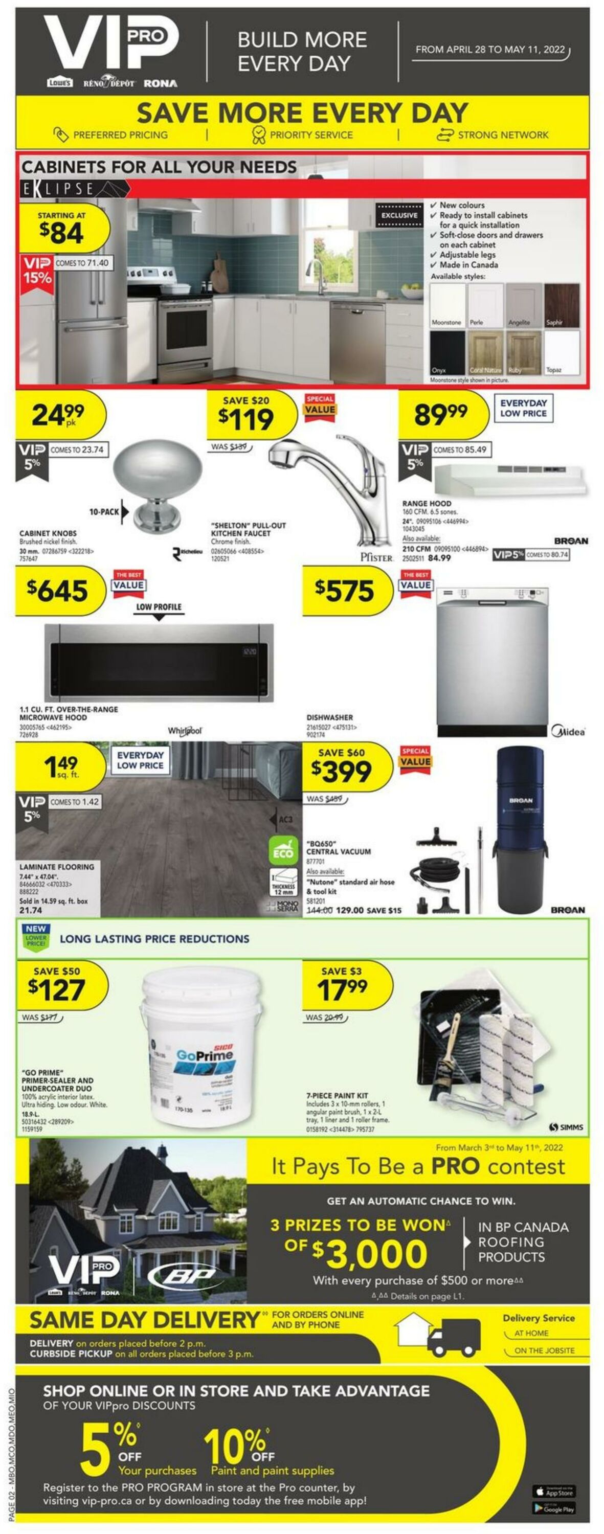 Circulaire Lowe's 28.04.2022 - 11.05.2022