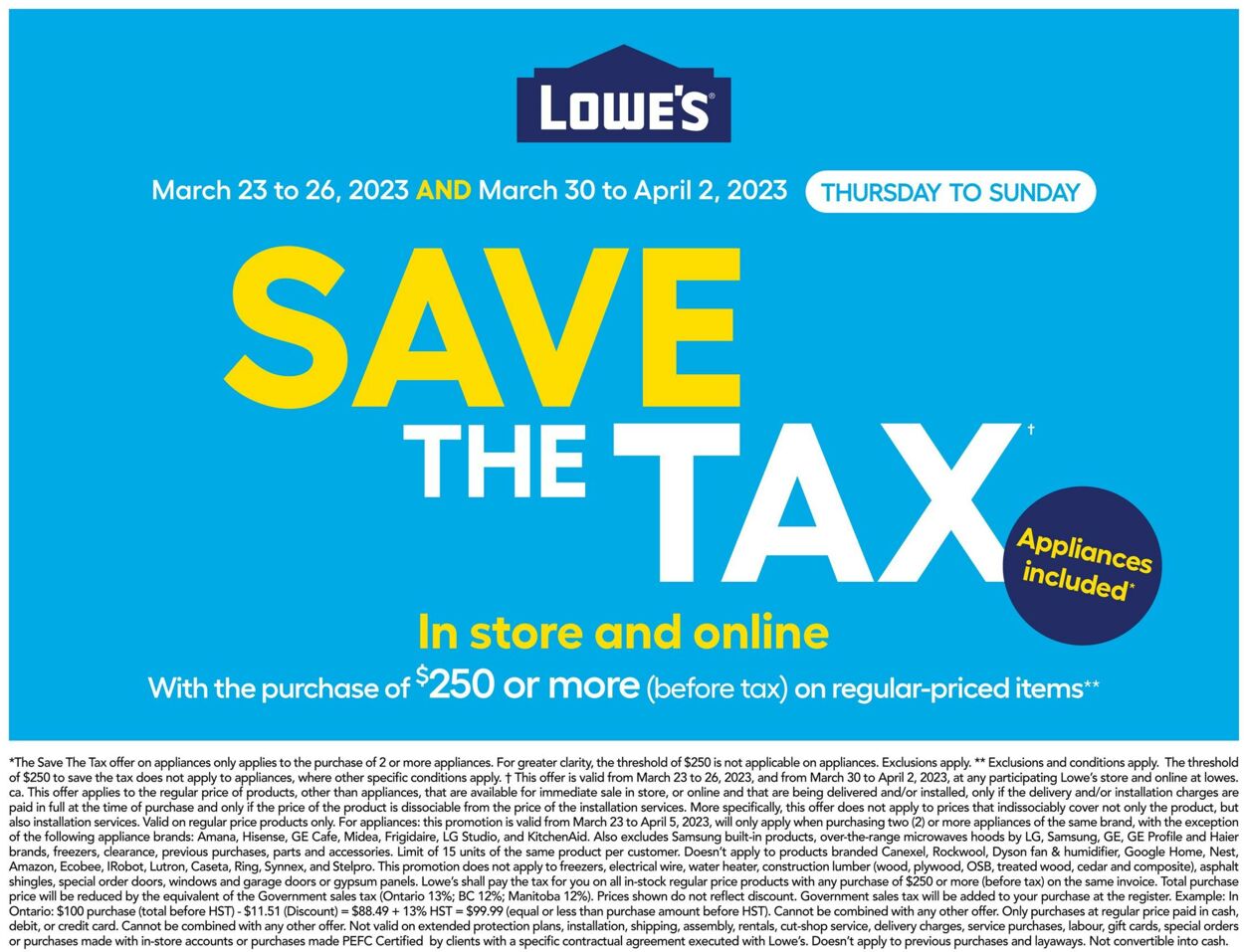 Circulaire Lowe's 02.02.2023 - 30.06.2023