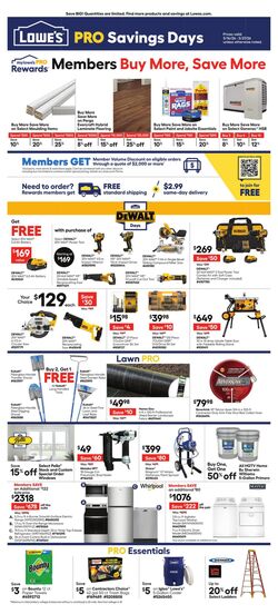 Circulaire Lowe's 09.04.2026 - 22.04.2026