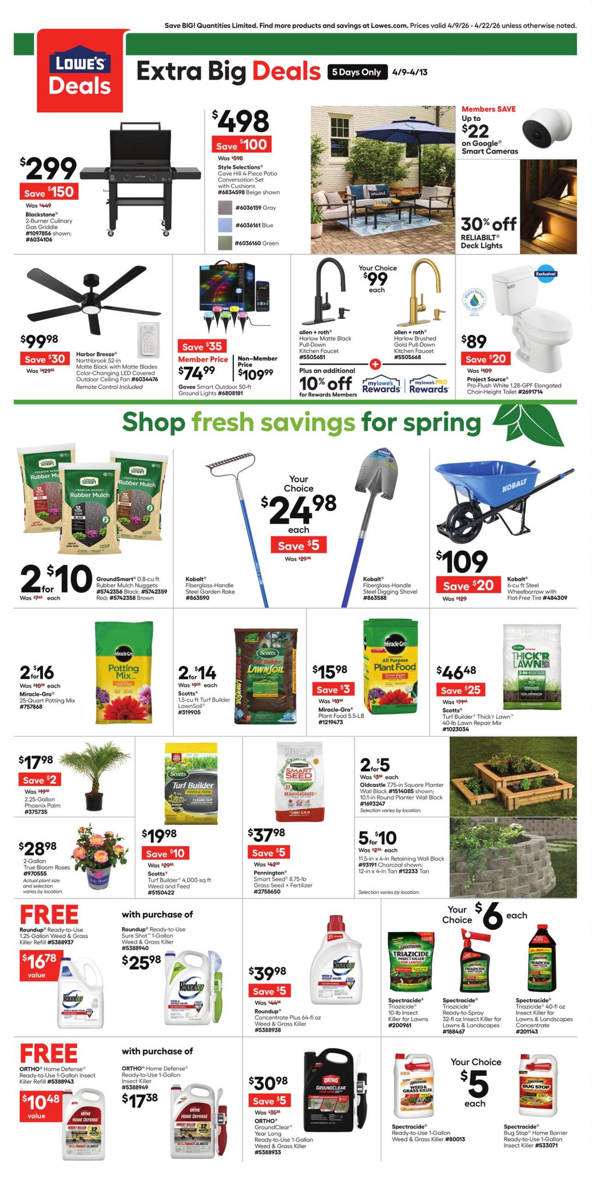 Circulaire Lowe's 09.04.2026 - 22.04.2026