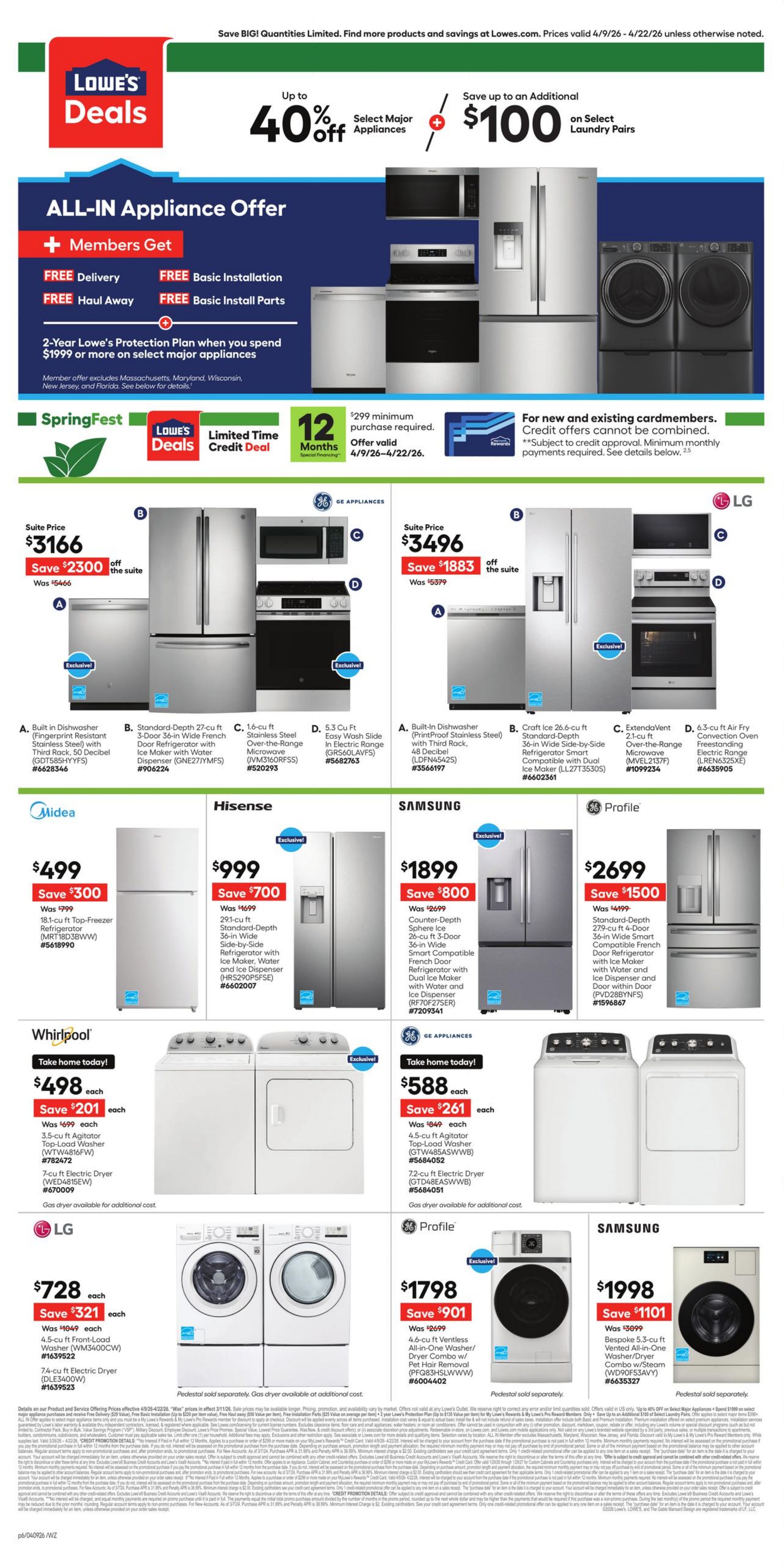 Circulaire Lowe's 09.04.2026 - 22.04.2026