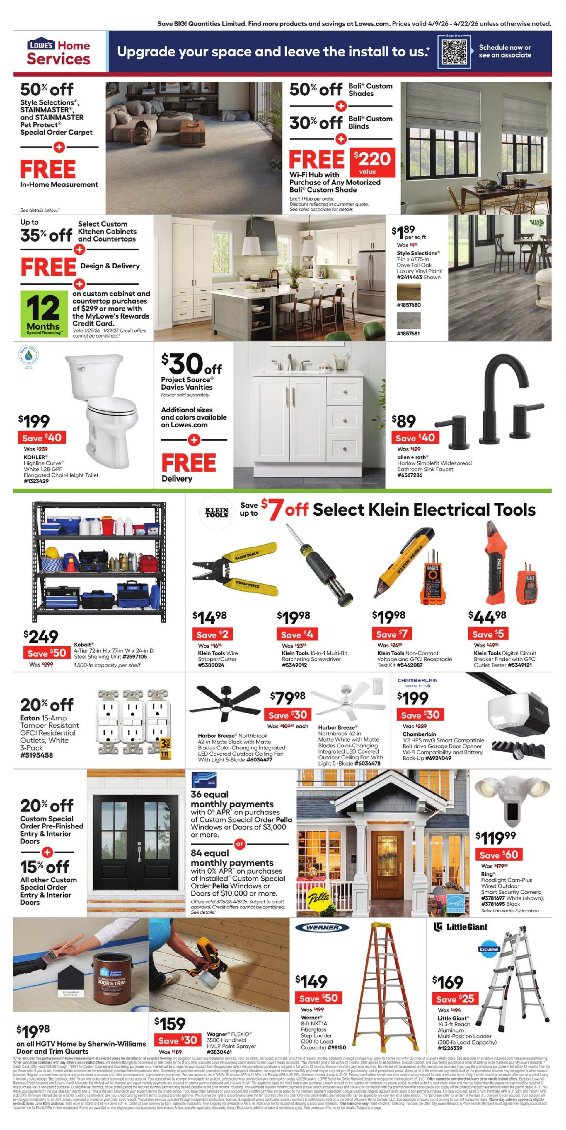 Circulaire Lowe's 09.04.2026 - 22.04.2026
