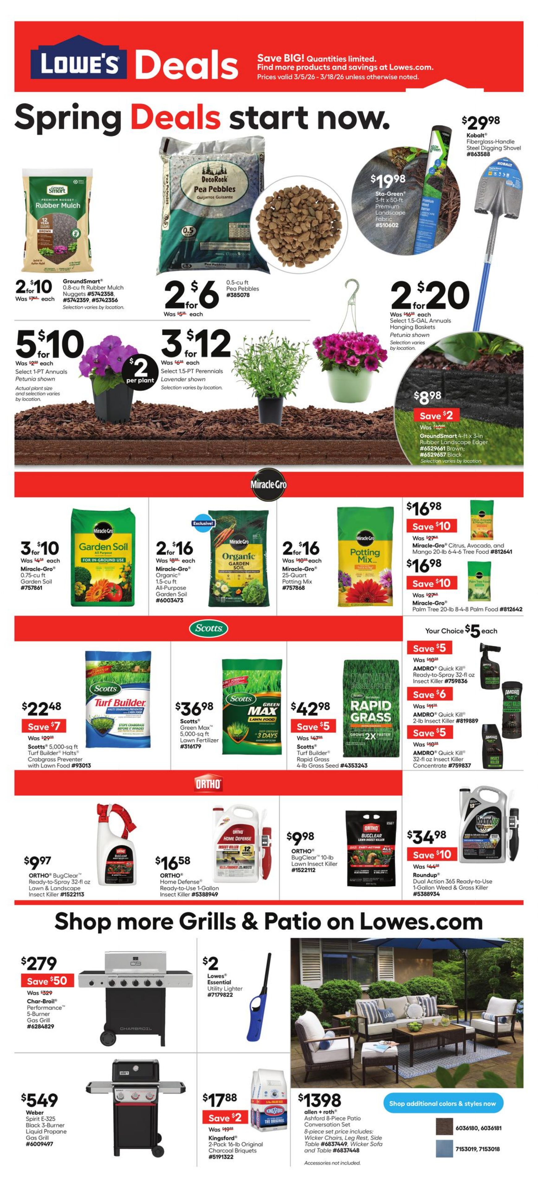 Circulaire Lowe's 05.03.2026 - 18.03.2026