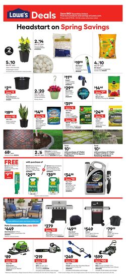 Circulaire Lowe's 09.04.2026 - 22.04.2026