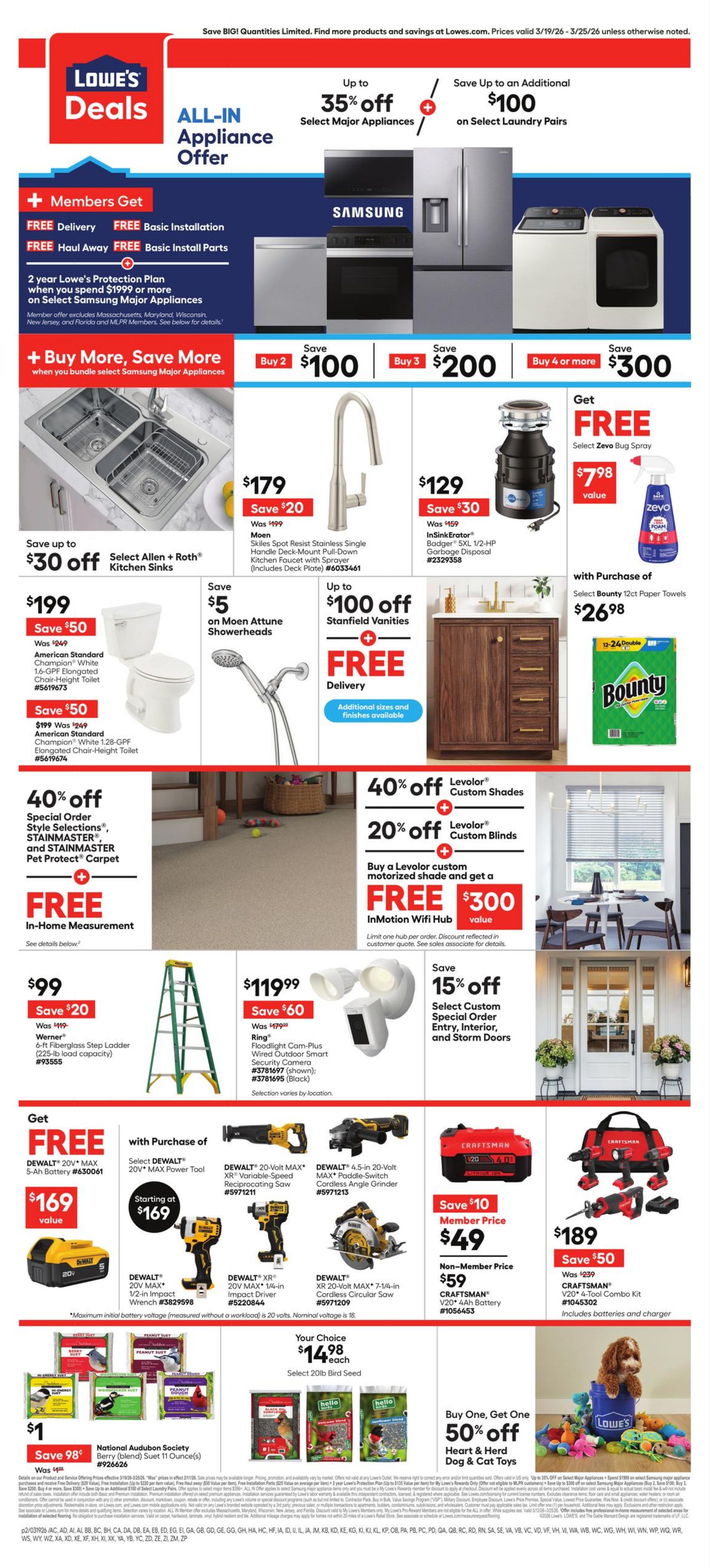 Circulaire Lowe's 19.03.2026 - 25.03.2026