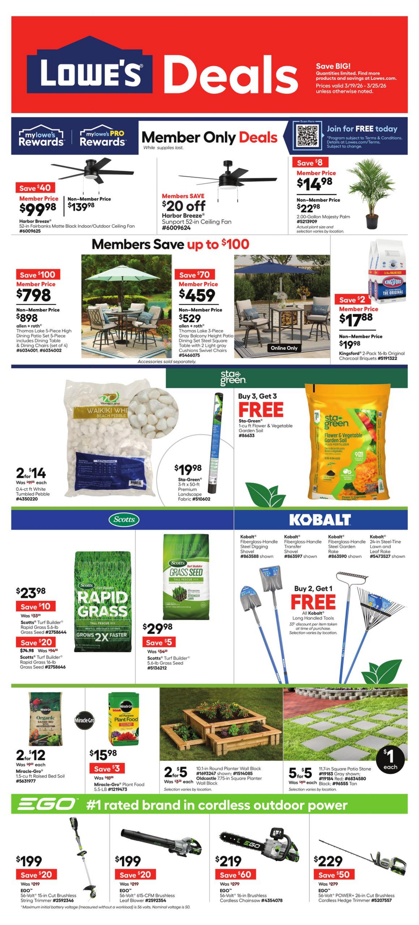 Circulaire Lowe's 19.03.2026 - 25.03.2026