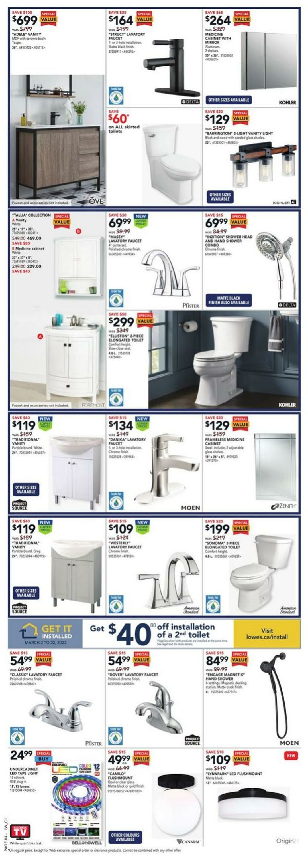 Circulaire Lowe's 02.03.2023 - 08.03.2023