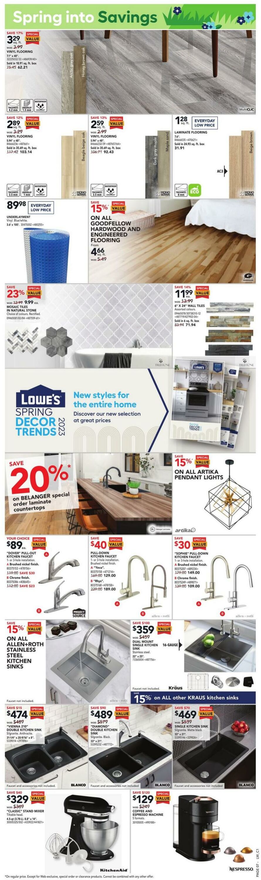 Circulaire Lowe's 06.04.2023 - 12.04.2023