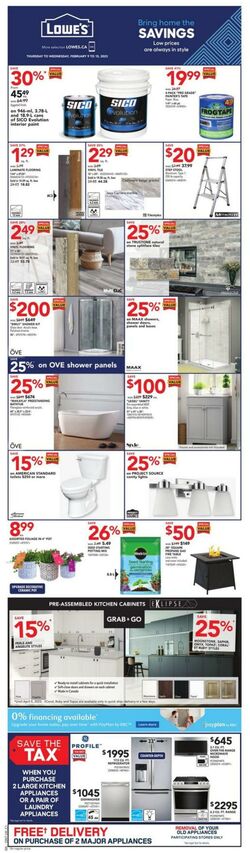 Circulaire Lowe's 09.02.2023 - 15.02.2023
