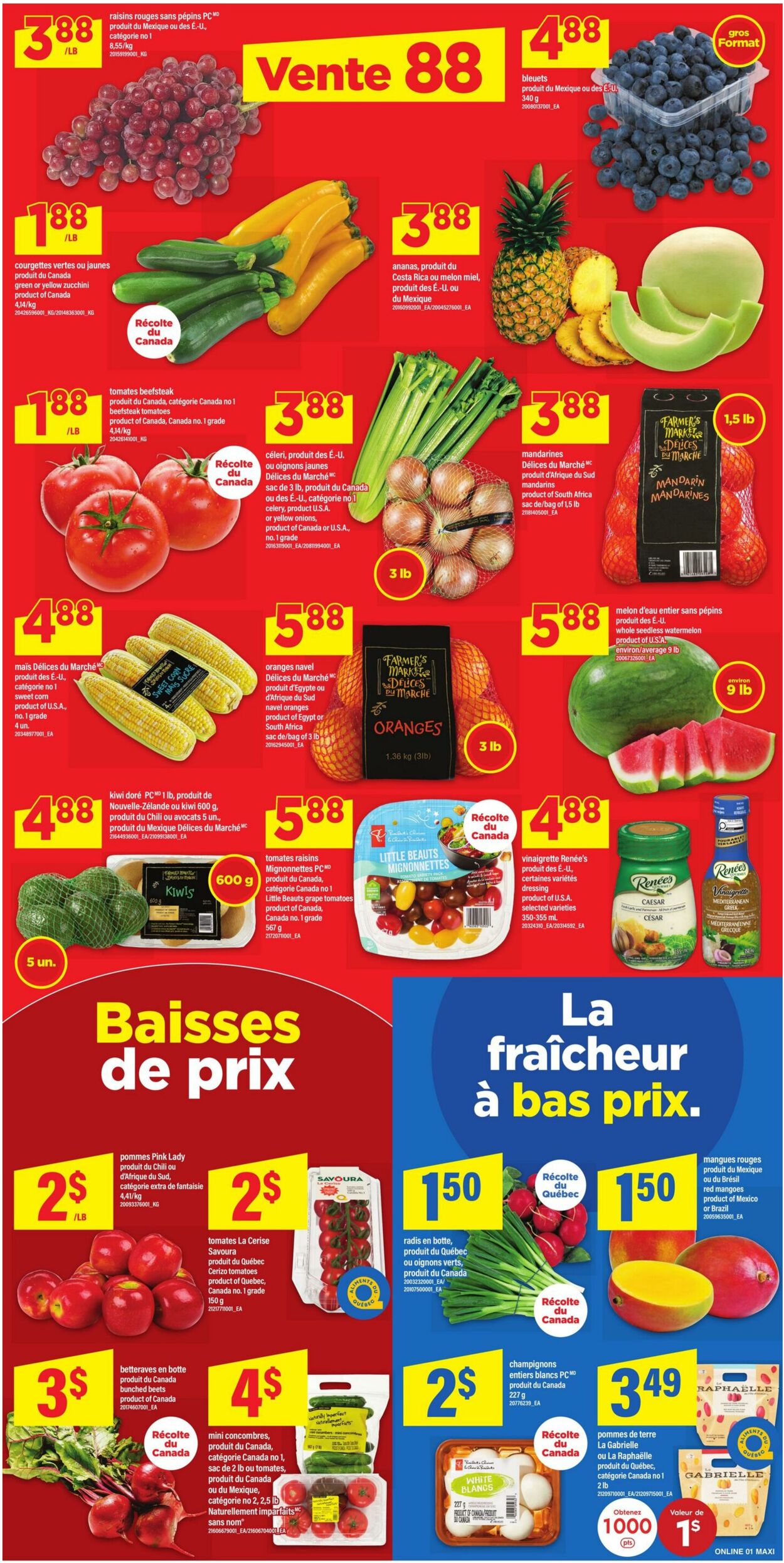 Circulaire Maxi 25.06.2026 - 01.07.2026
