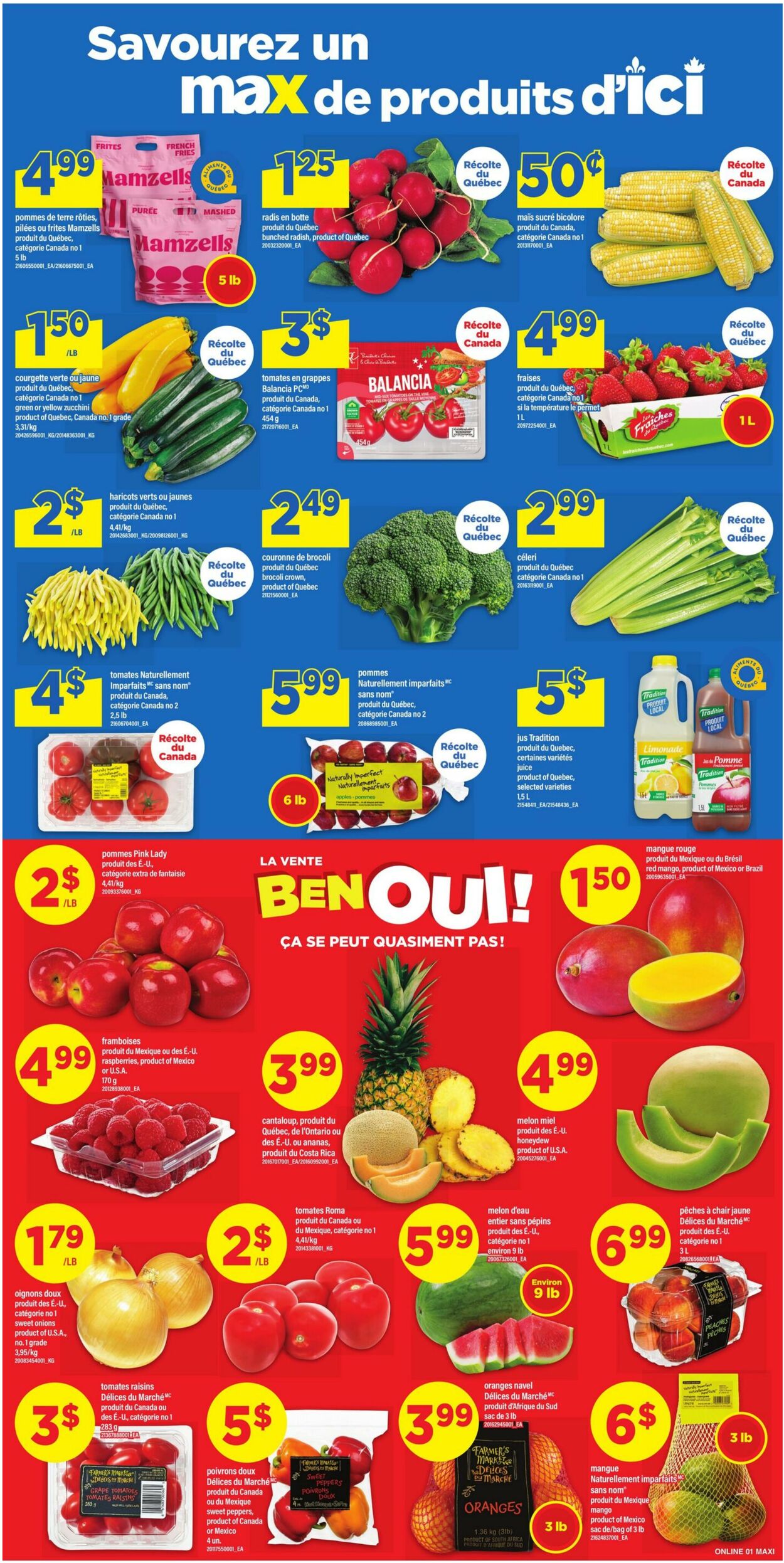 Circulaire Maxi 23.07.2026 - 29.07.2026