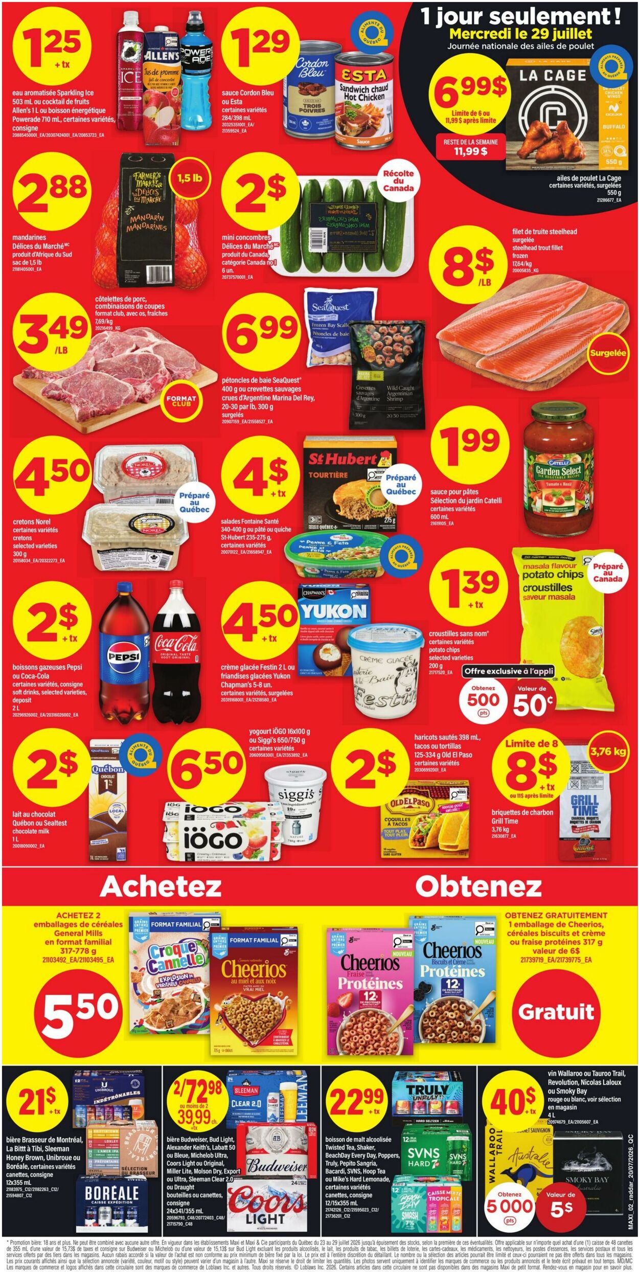 Circulaire Maxi 23.07.2026 - 29.07.2026