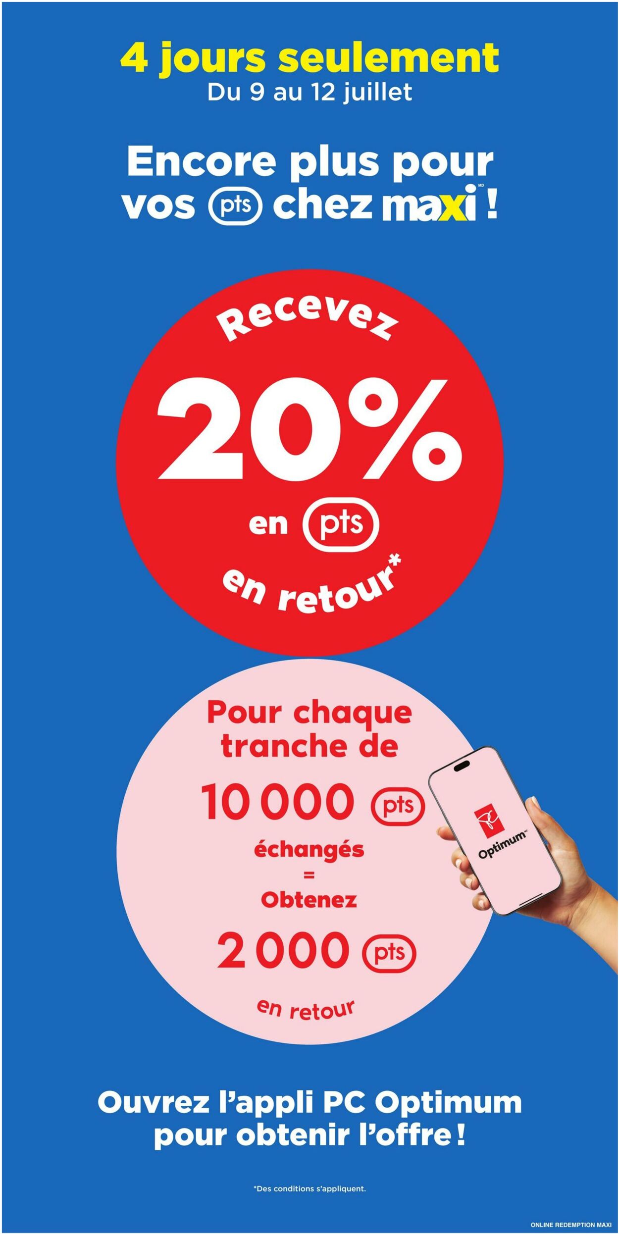 Circulaire Maxi 09.07.2026 - 15.07.2026
