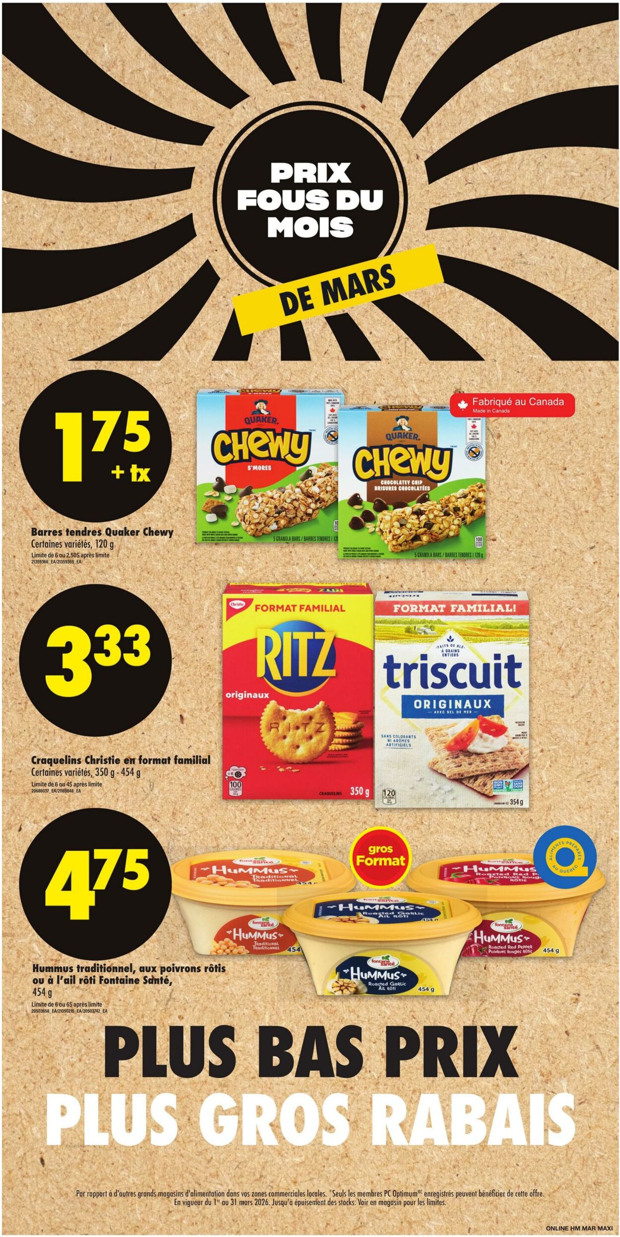 Circulaire Maxi 19.03.2026 - 25.03.2026