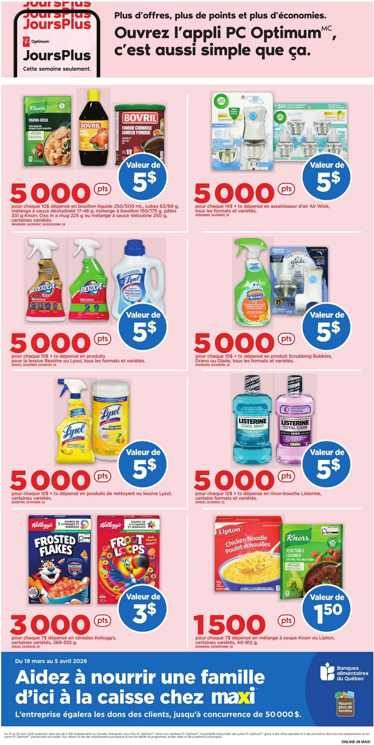 Circulaire Maxi 19.03.2026 - 25.03.2026