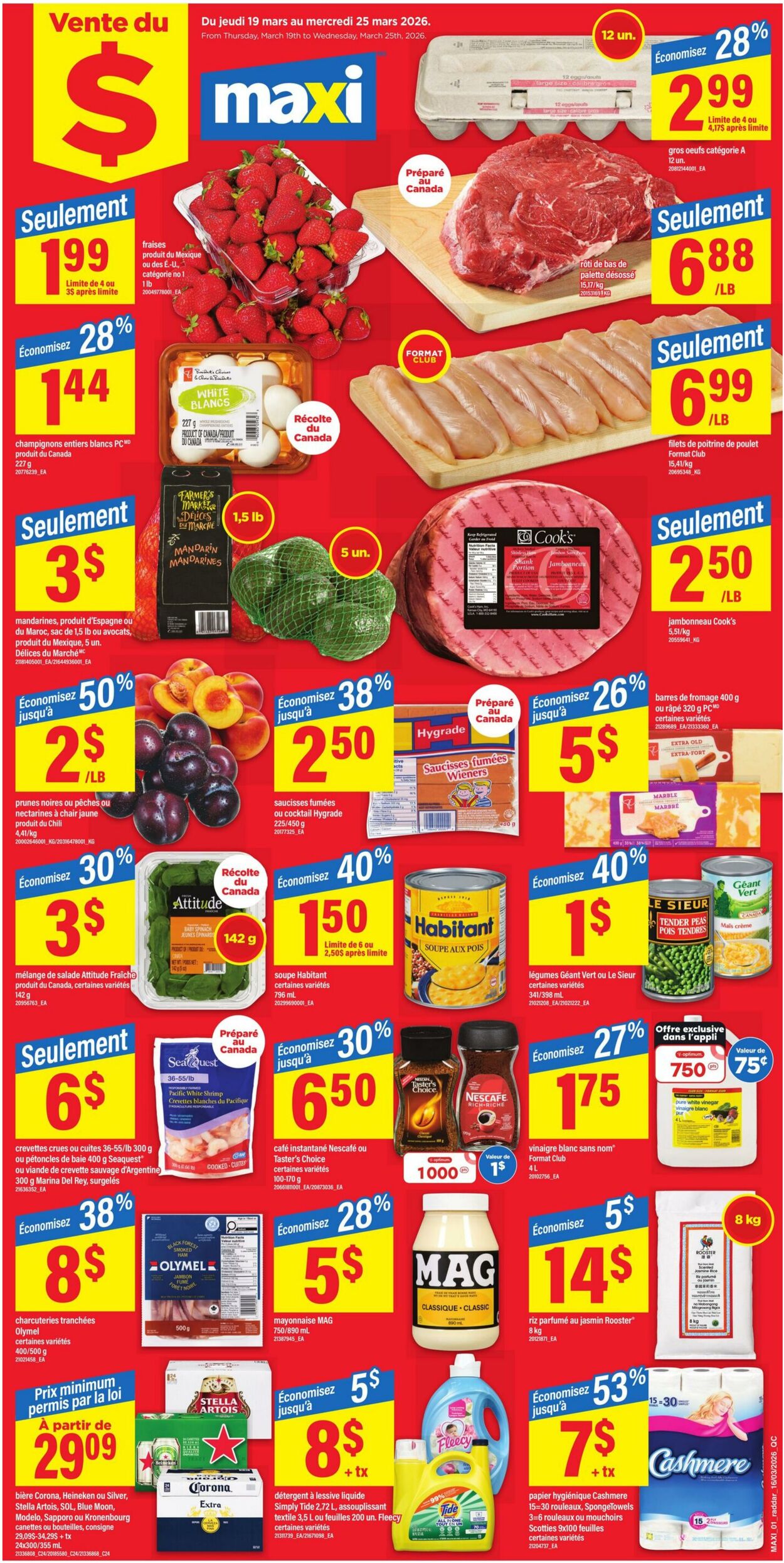 Circulaire Maxi 19.03.2026 - 25.03.2026
