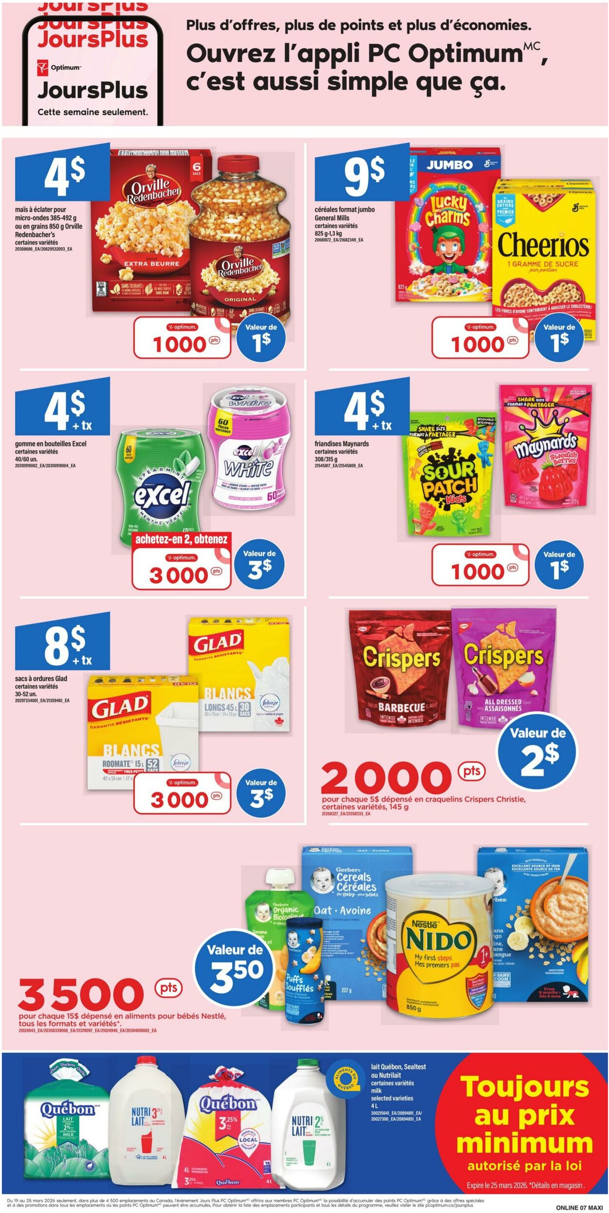Circulaire Maxi 19.03.2026 - 25.03.2026