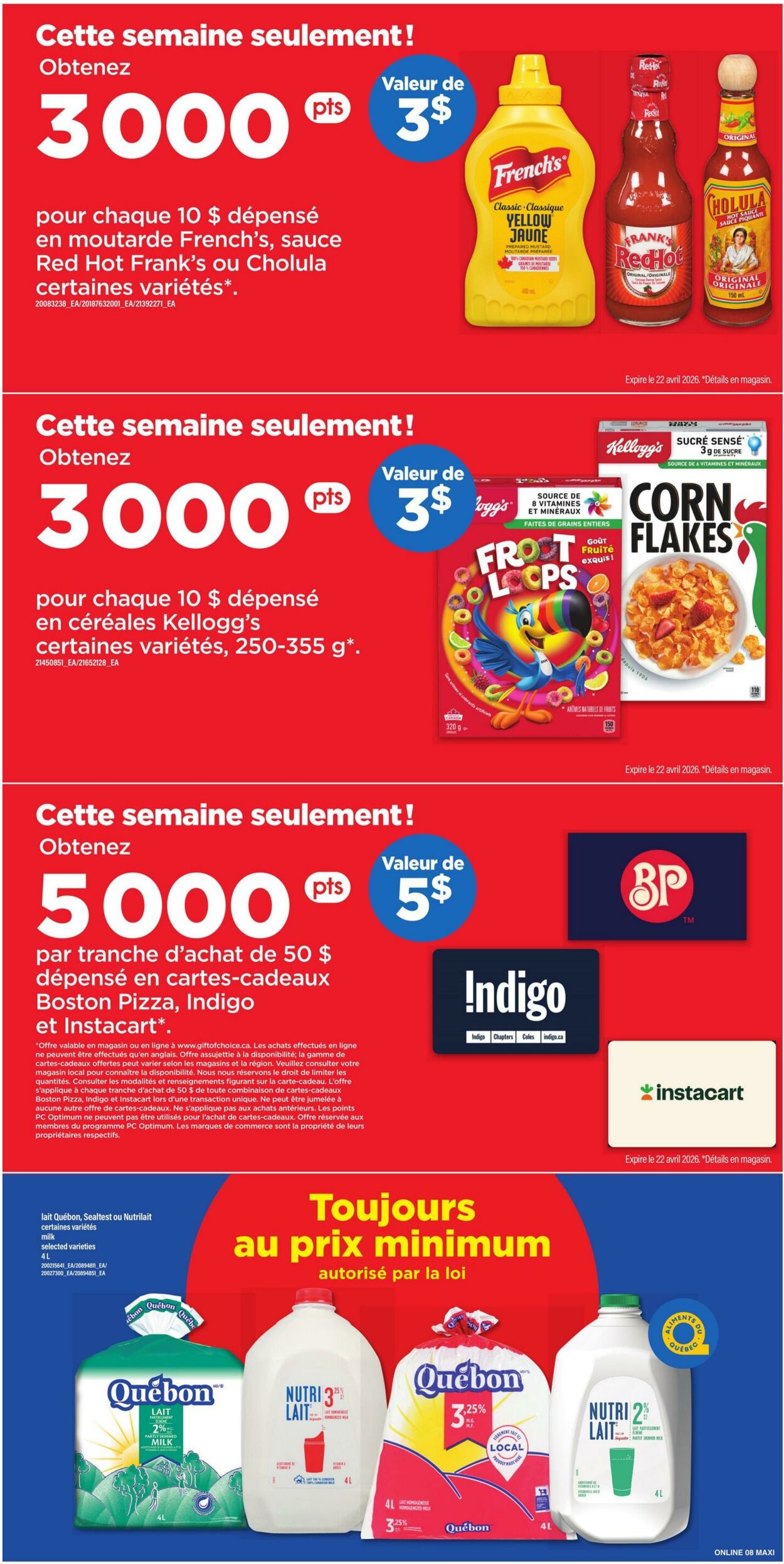 Circulaire Maxi 16.04.2026 - 22.04.2026