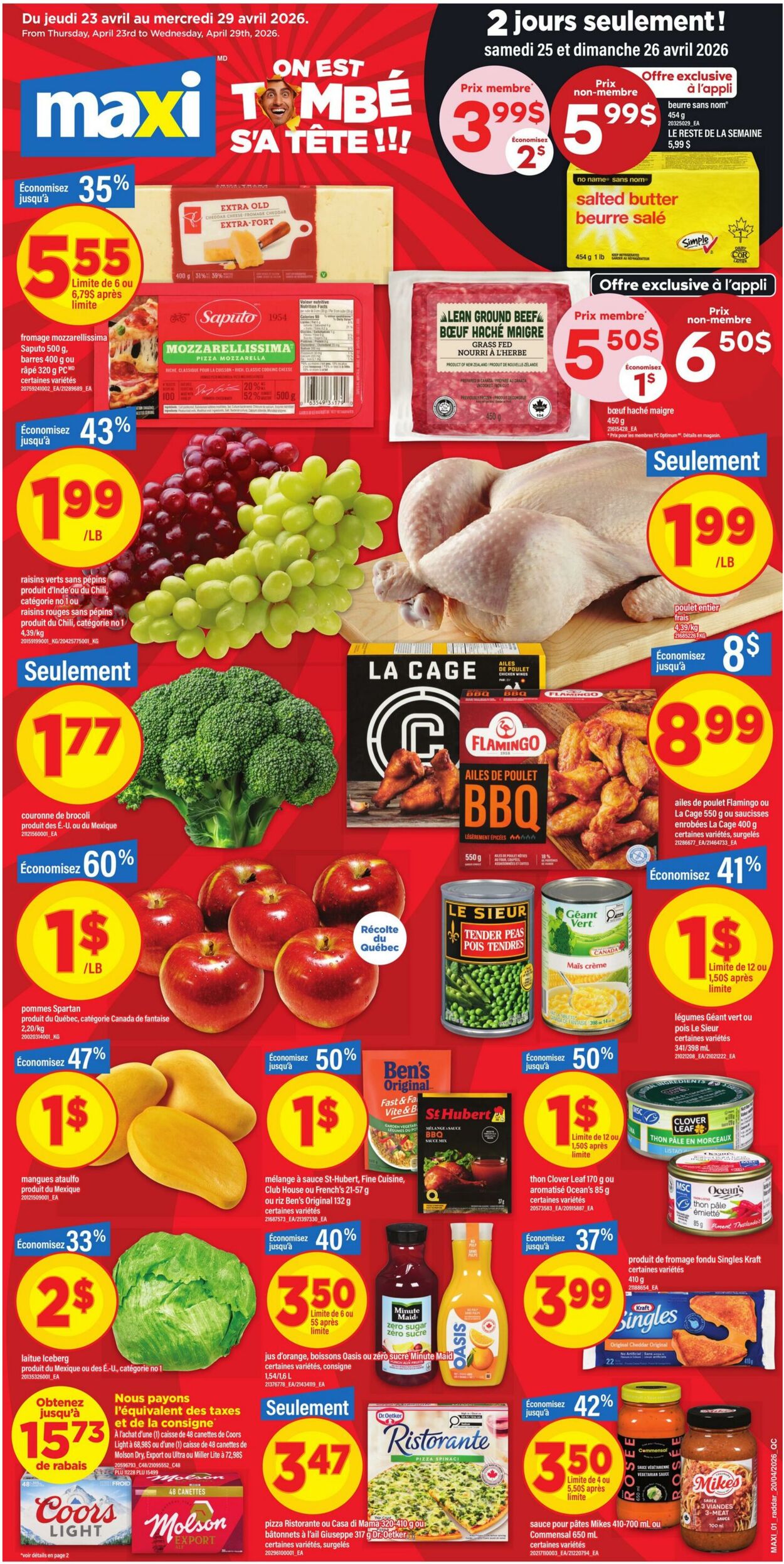 Circulaire Maxi 23.04.2026 - 29.04.2026