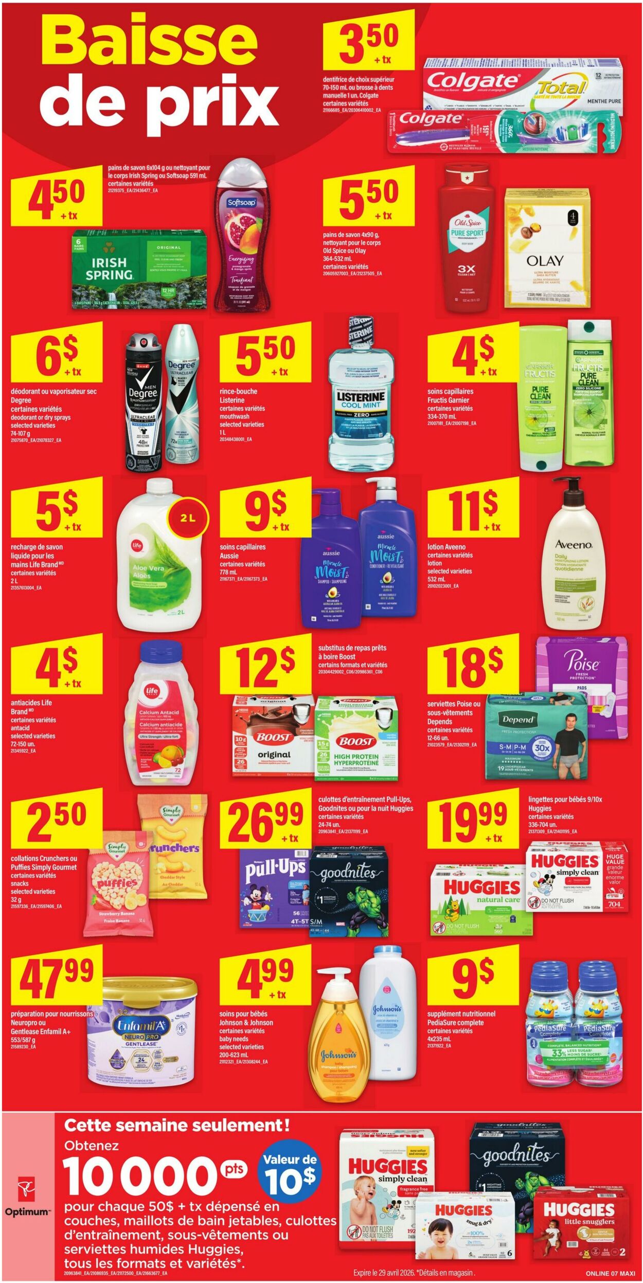 Circulaire Maxi 23.04.2026 - 29.04.2026