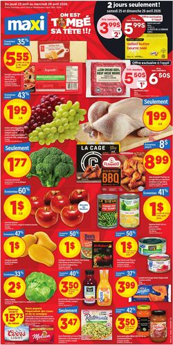 Circulaire Maxi 23.04.2026 - 29.04.2026