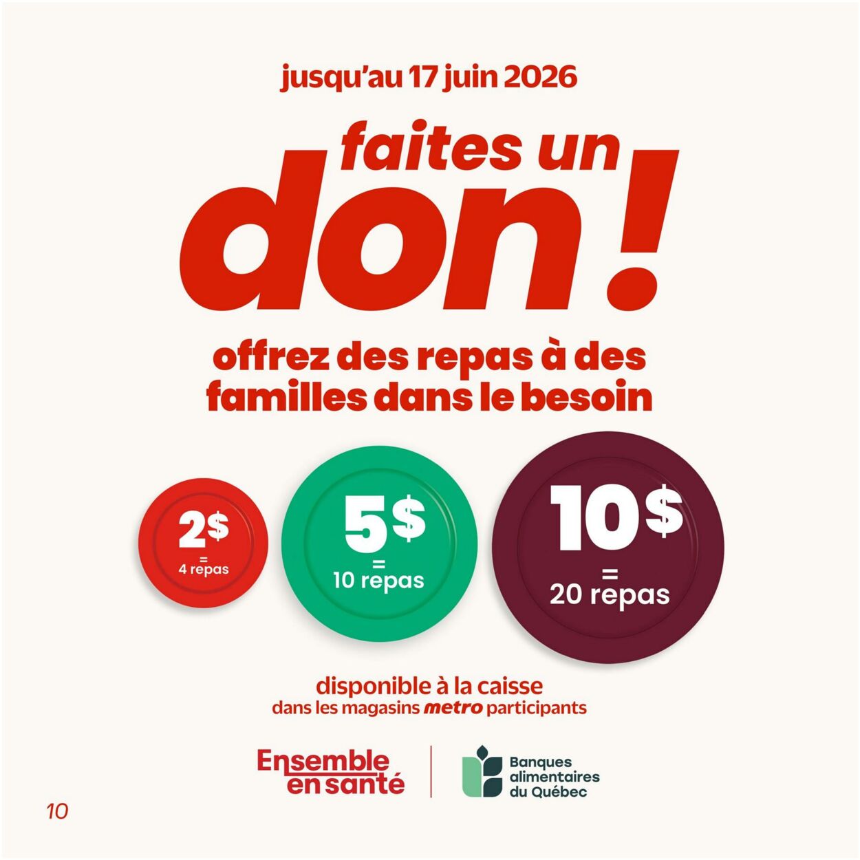 Circulaire Metro 11.06.2026 - 17.06.2026