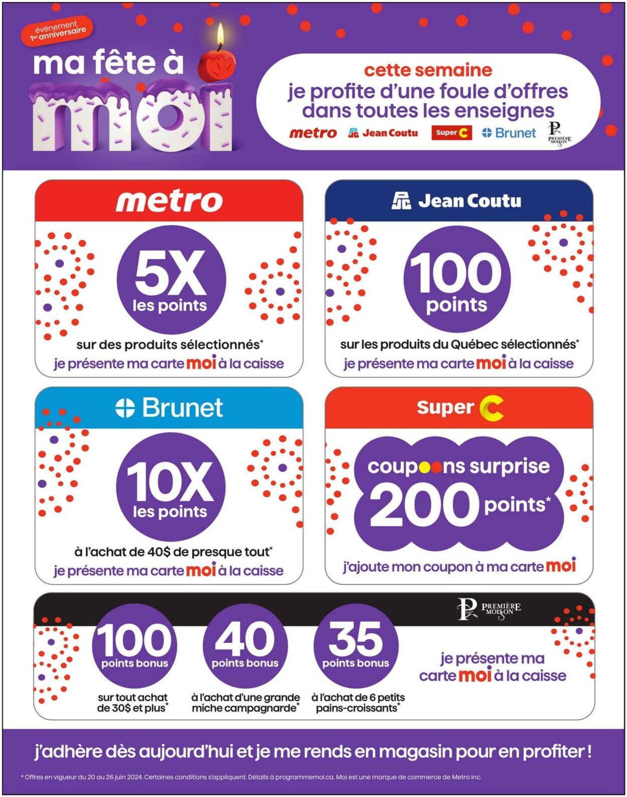 Circulaire Metro 20.06.2024 - 26.06.2024