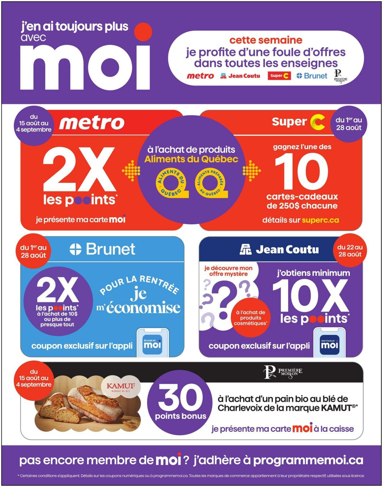 Circulaire Metro 22.08.2024 - 28.08.2024