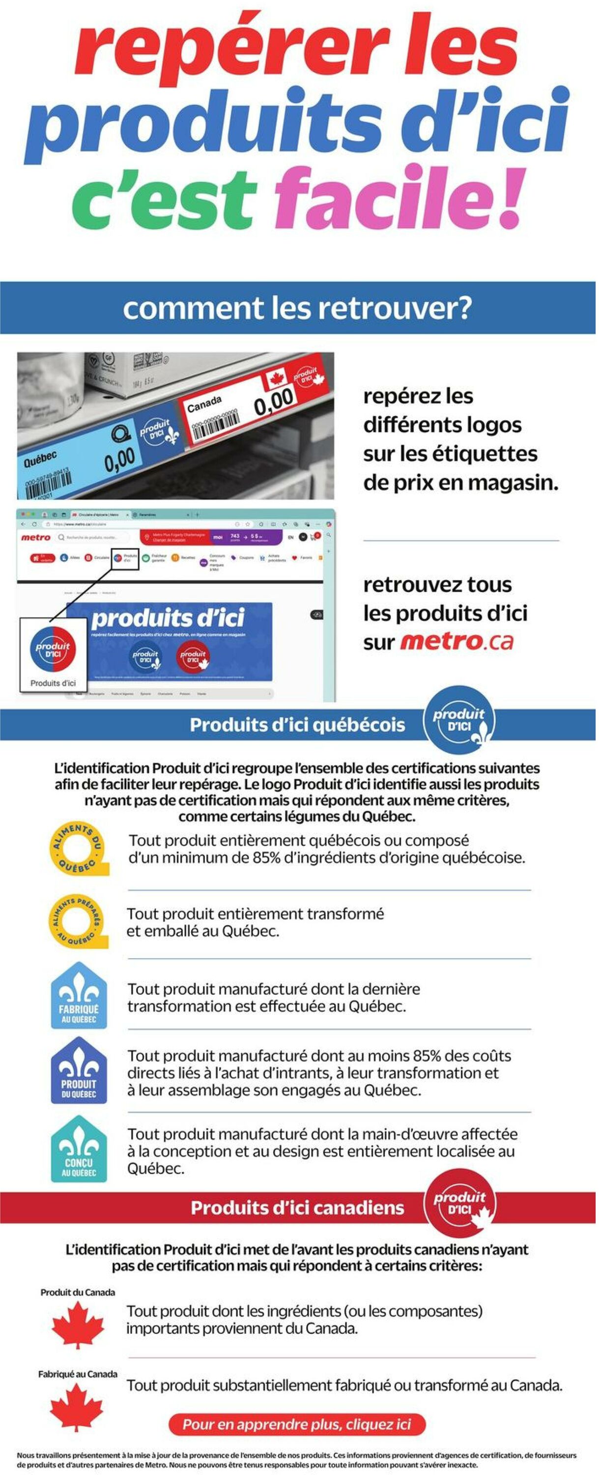 Circulaire Metro 13.03.2025 - 19.03.2025