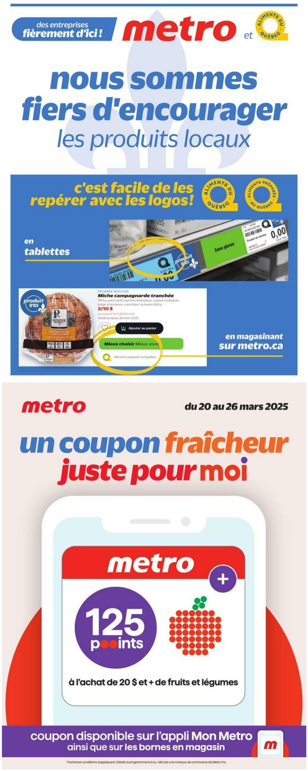 Circulaire Metro 20.03.2025 - 26.03.2025