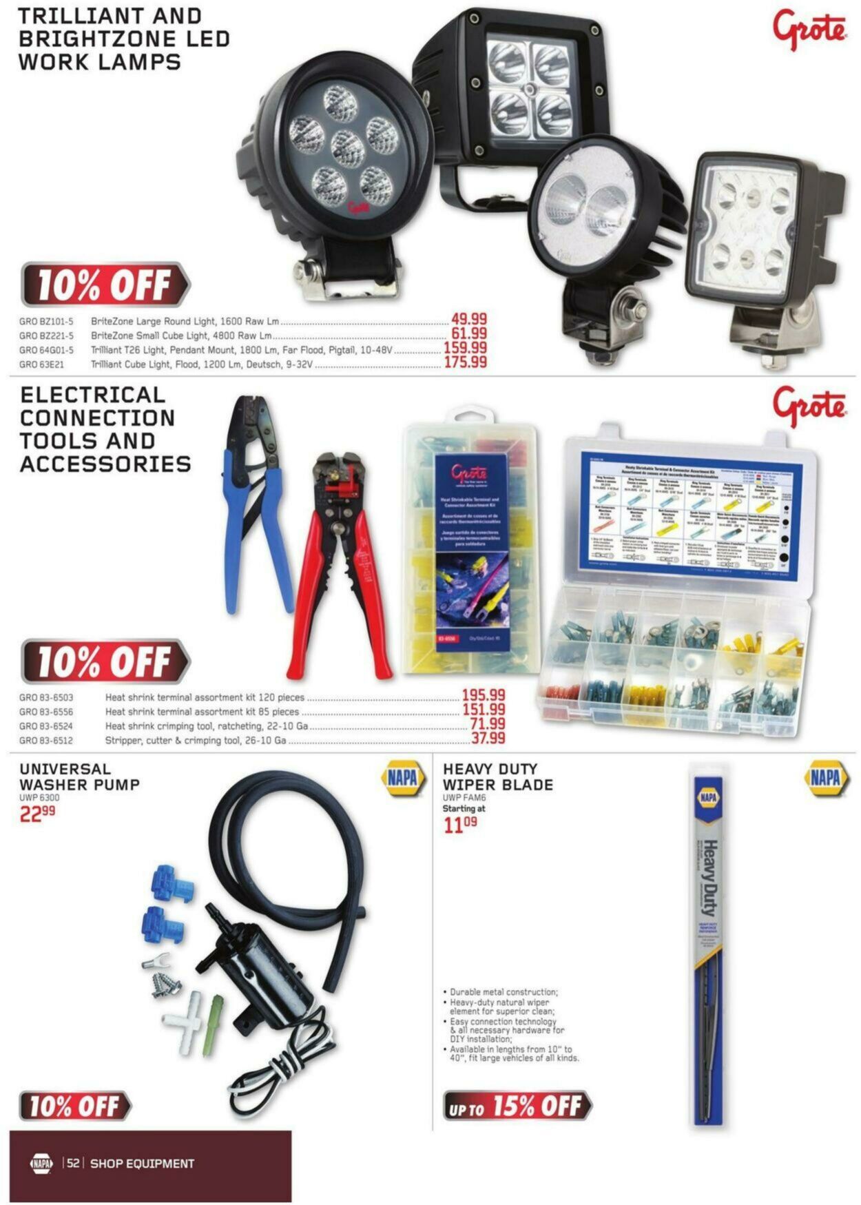 Circulaire NAPA Auto Parts 01.04.2024 - 30.06.2024