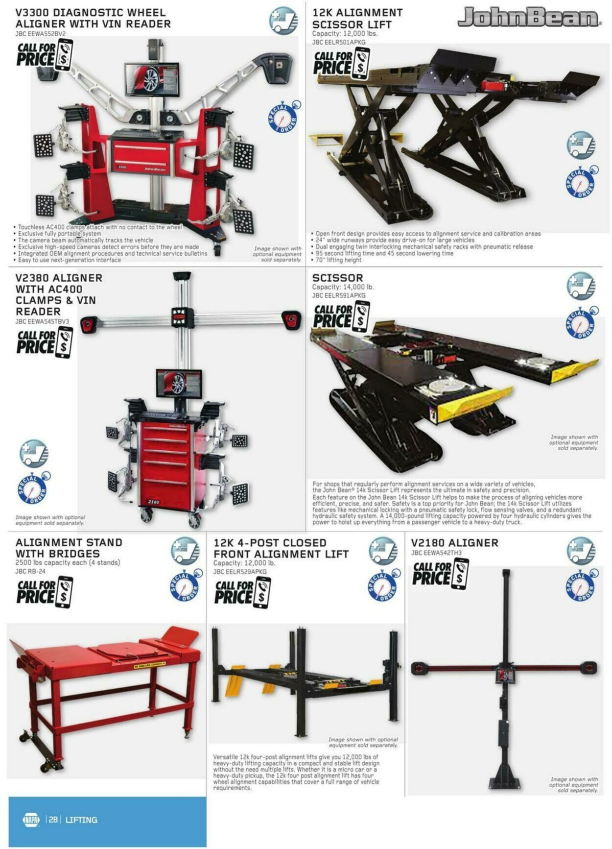 Circulaire NAPA Auto Parts 01.01.2024 - 31.03.2024