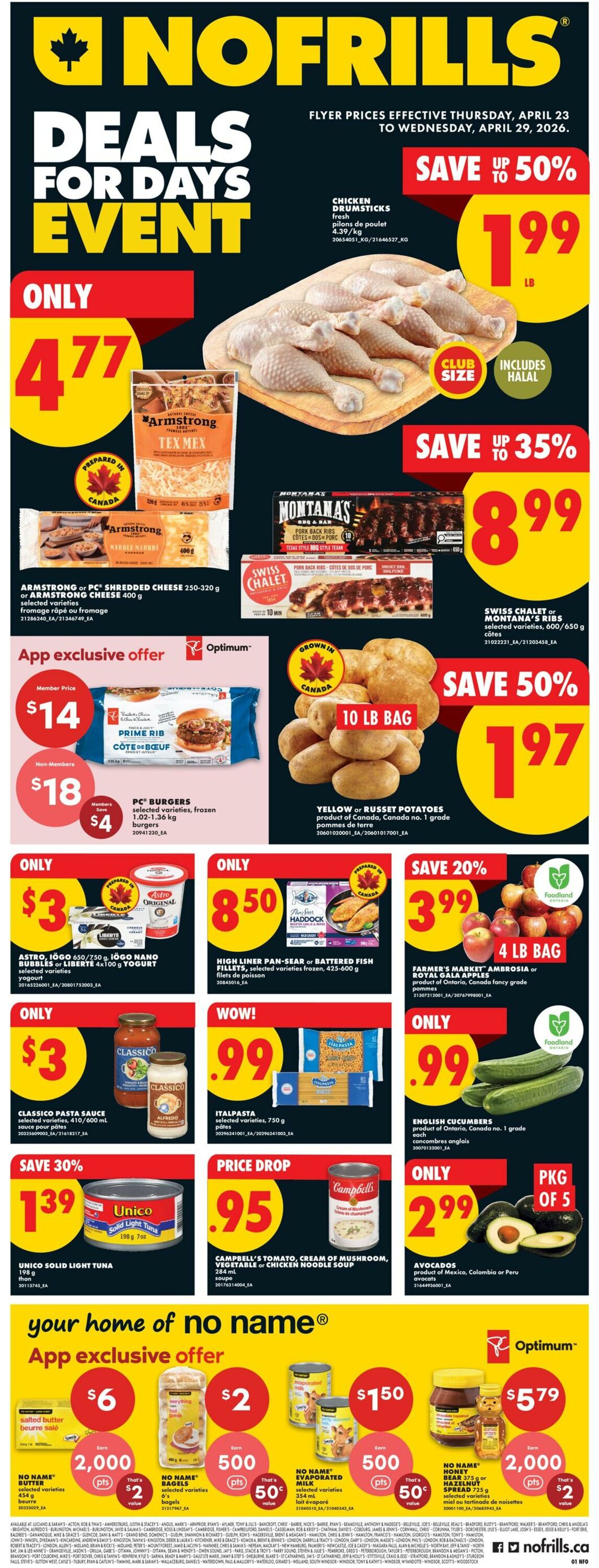 Circulaire No Frills 23.04.2026 - 29.04.2026