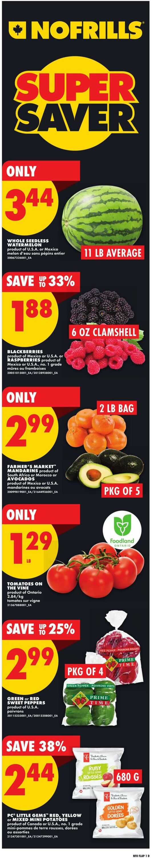 Circulaire No Frills - Weekly Flyer 11 juin 2026 - 17 juin 2026