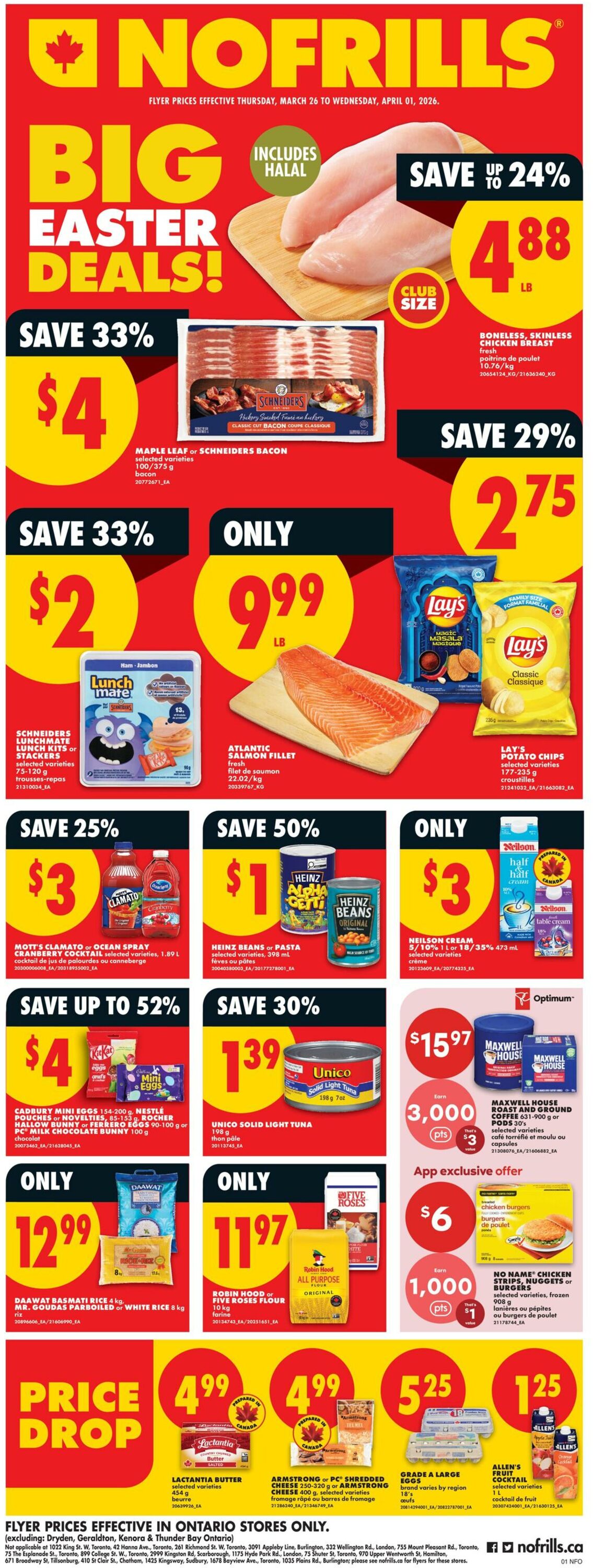 Circulaire No Frills 26.03.2026 - 01.04.2026