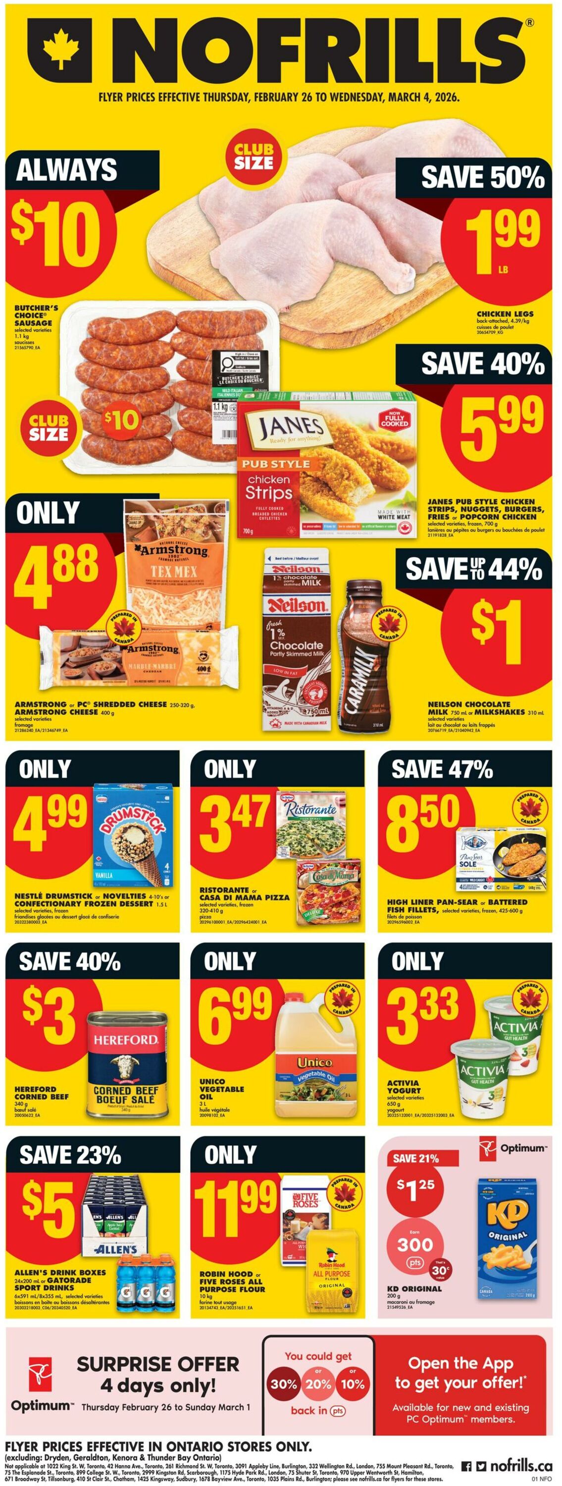 Circulaire No Frills 26.02.2026 - 04.03.2026