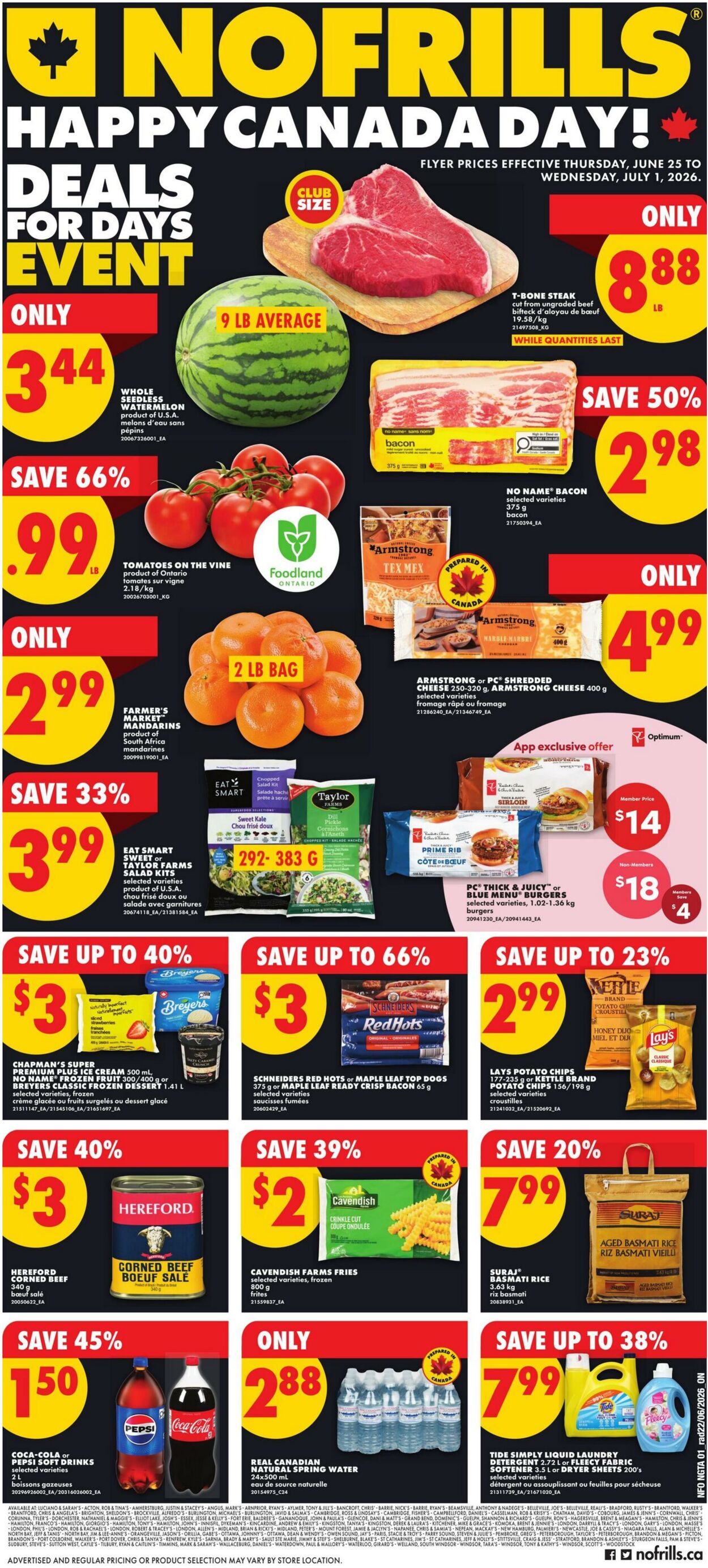 Circulaire No Frills 25.06.2026 - 01.07.2026