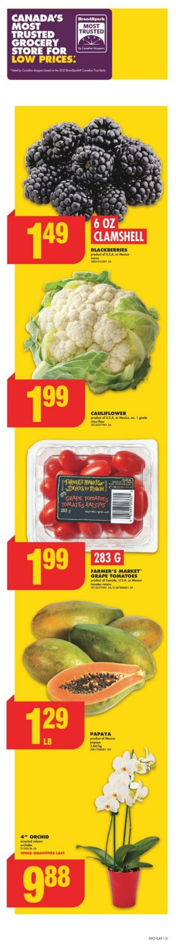 Circulaire No Frills - Weekly Flyer 16 janv. 2025 - 22 janv. 2025