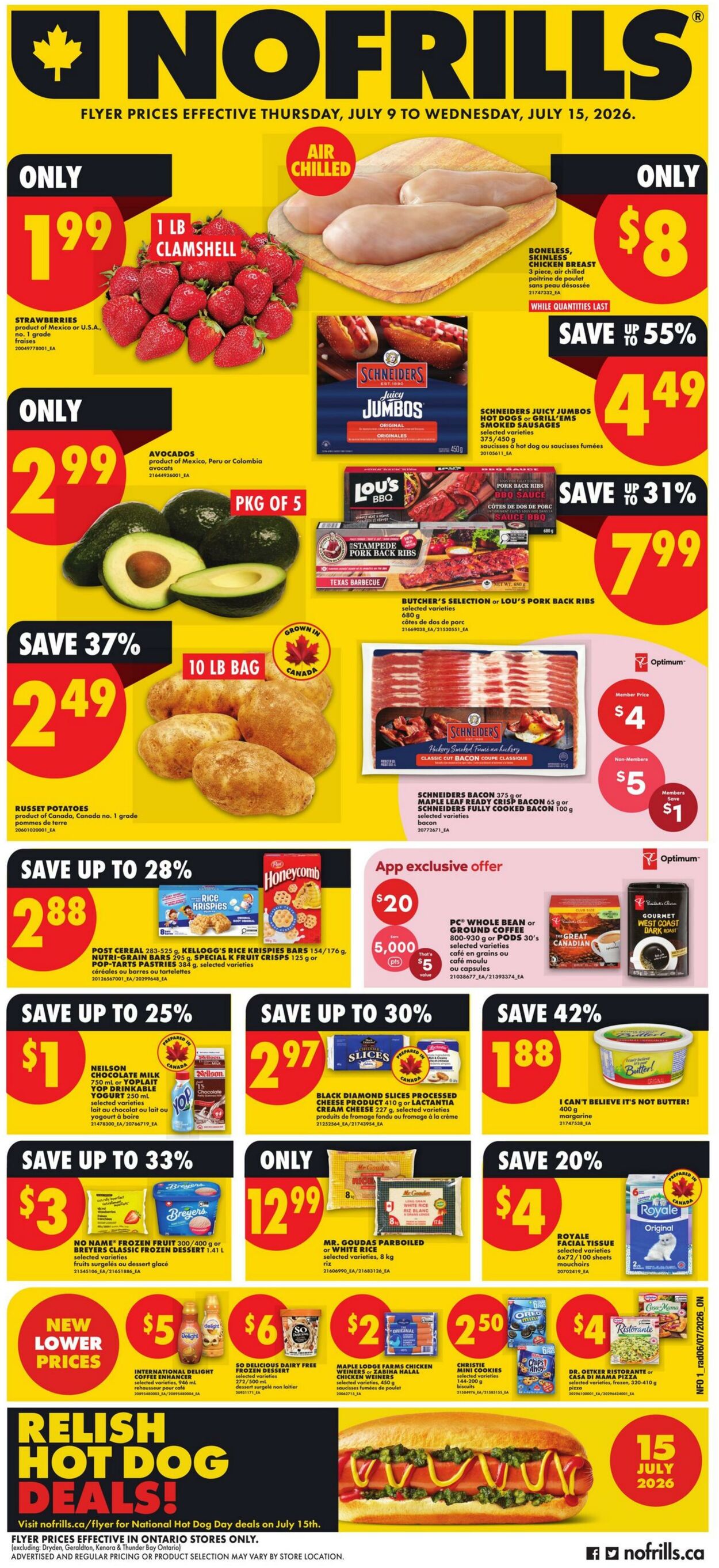 Circulaire No Frills - Weekly Flyer 9 juil. 2026 - 15 juil. 2026