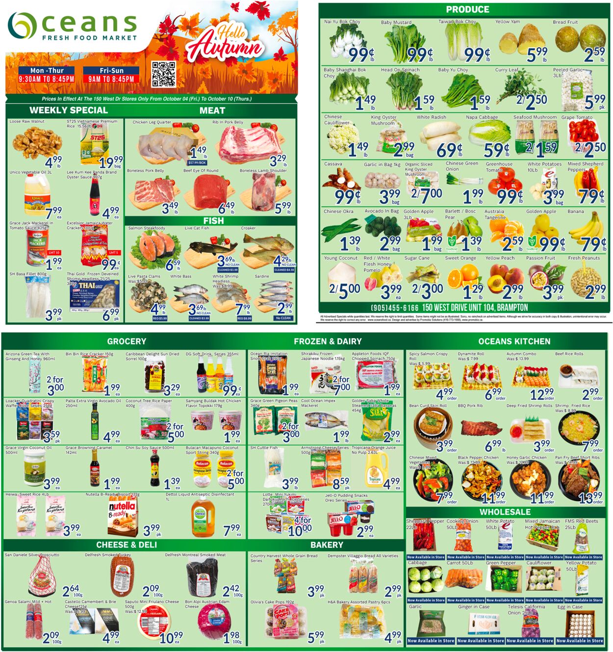 Circulaire Oceans Fresh Food Market 04.10.2024 - 10.10.2024