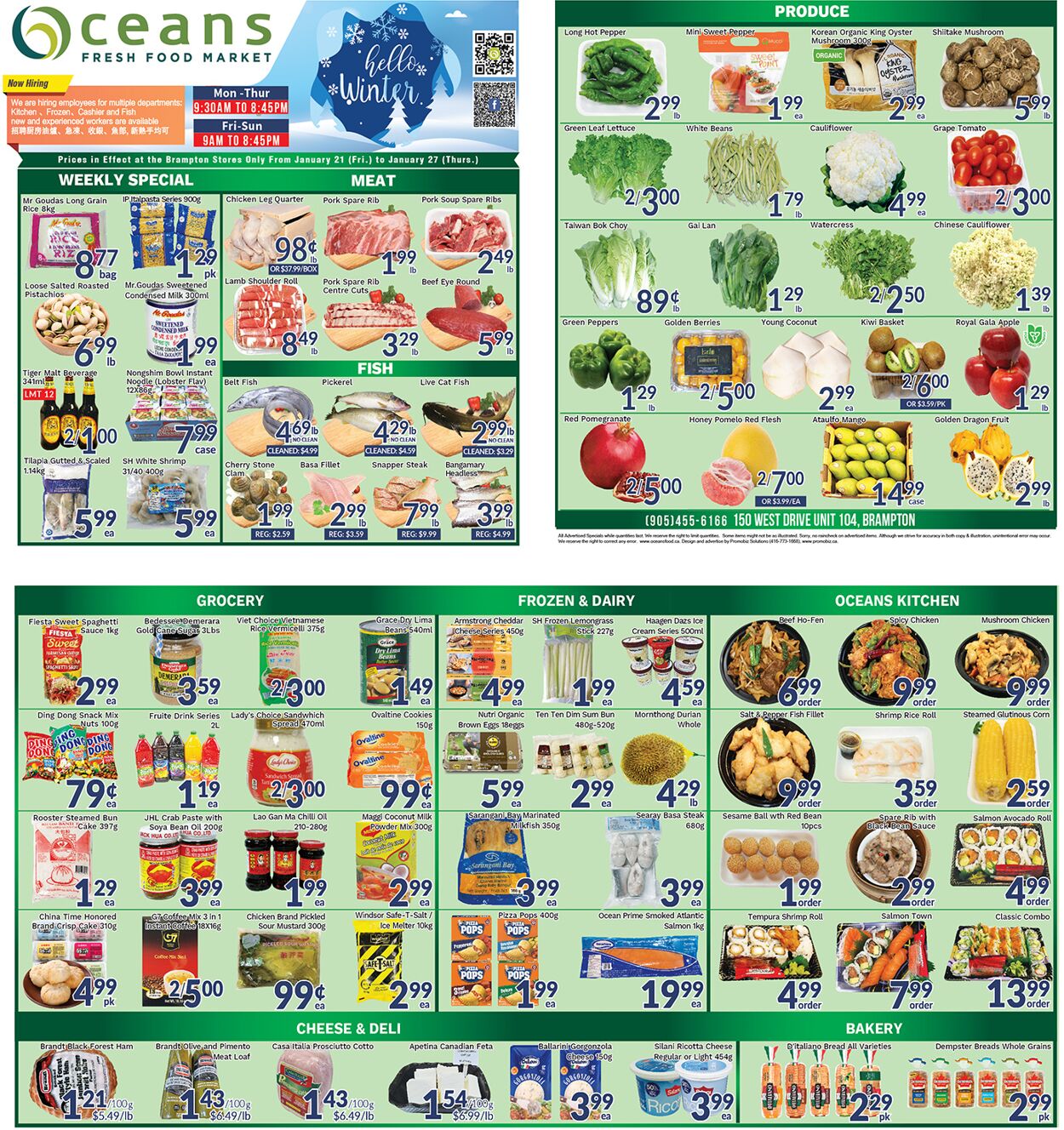 Circulaire Oceans Fresh Food Market 21.01.2022 - 27.01.2022