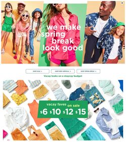 Circulaire Old Navy 10.03.2023 - 23.03.2023