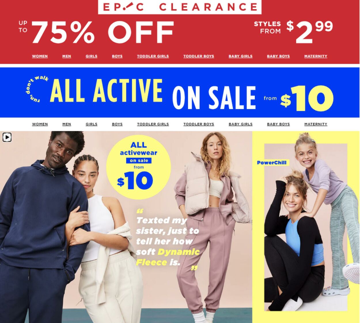 Circulaire Old Navy 30.12.2022 - 12.01.2023