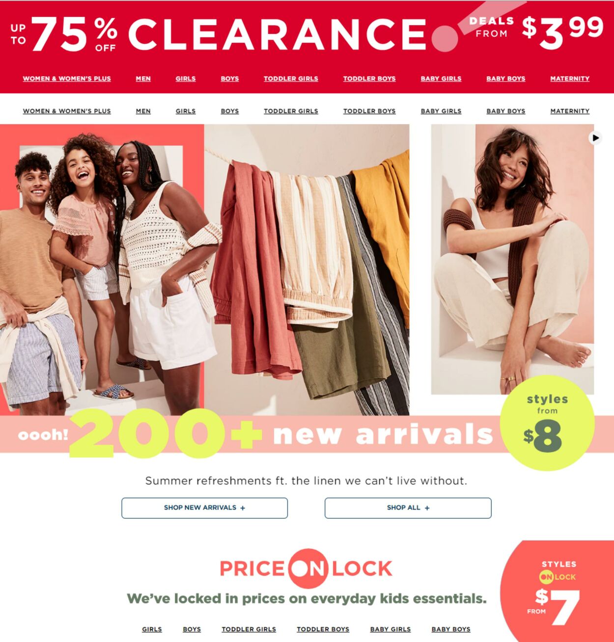 Circulaire Old Navy 08.07.2022 - 21.07.2022