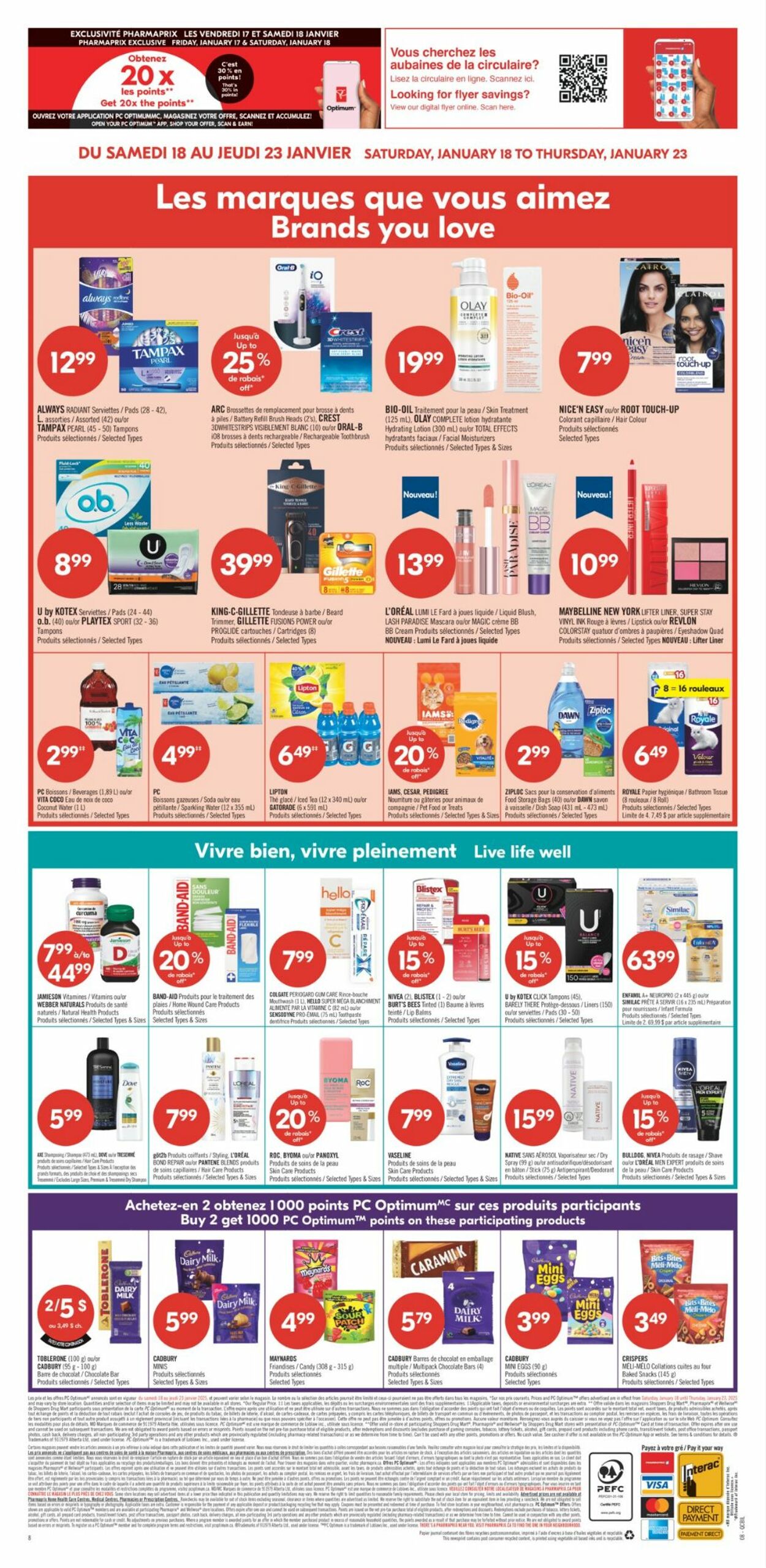 Circulaire Pharmaprix 18.01.2025 - 23.01.2025