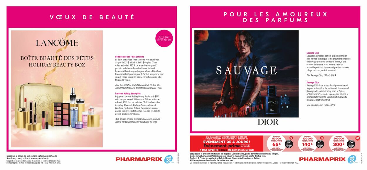 Circulaire Pharmaprix 08.10.2022 - 14.10.2022