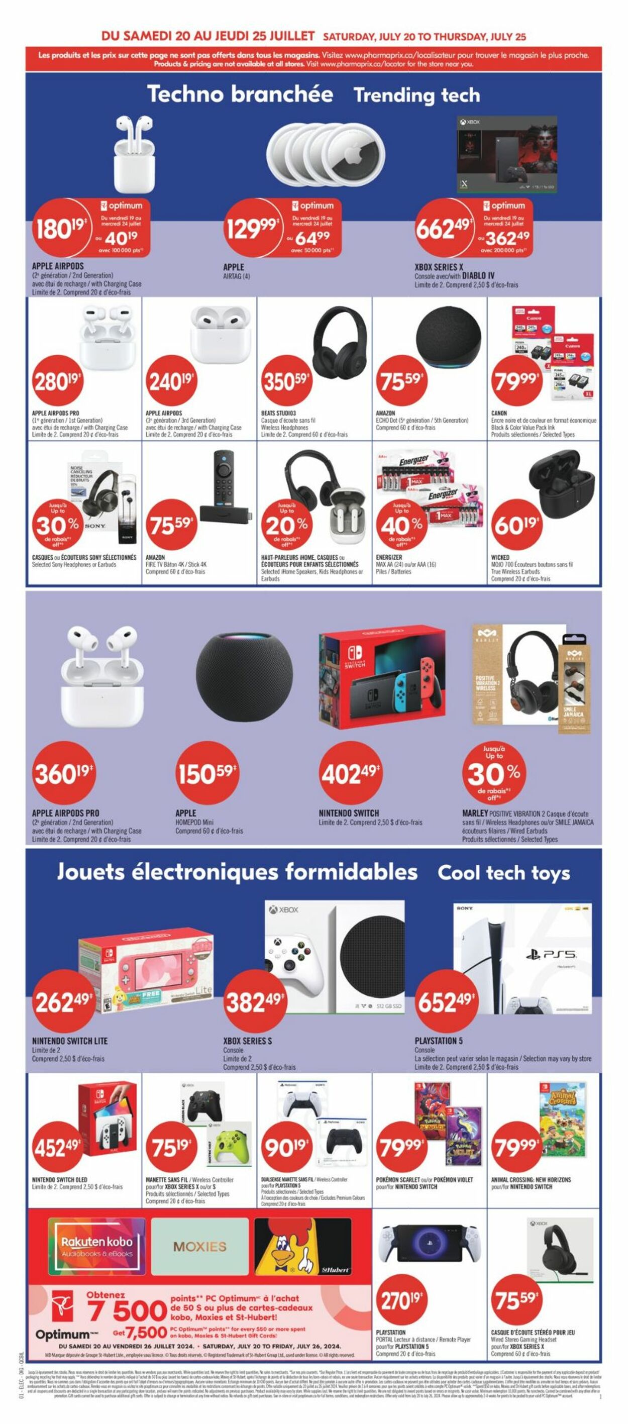 Circulaire Pharmaprix 20.07.2024 - 25.07.2024