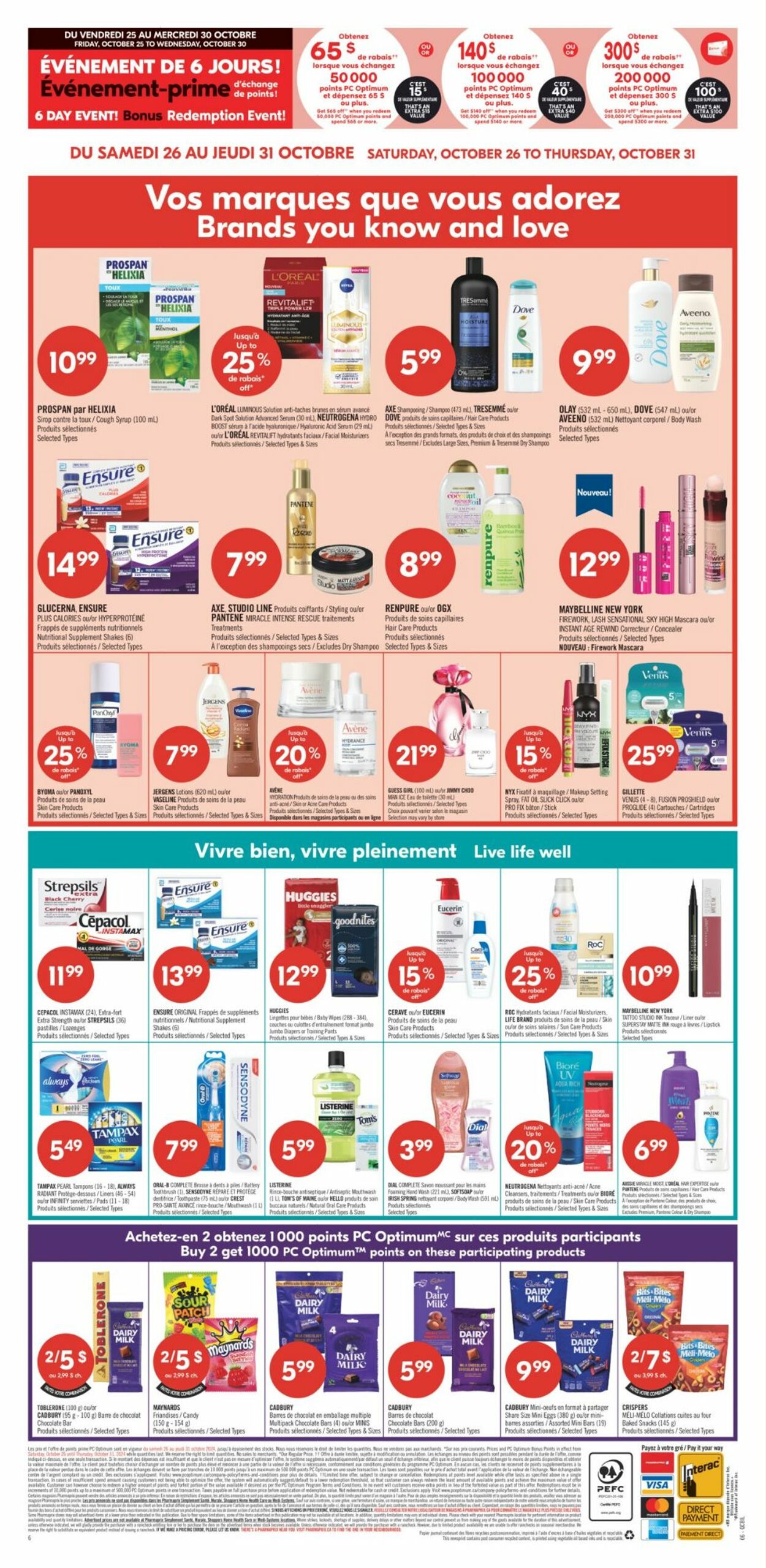 Circulaire Pharmaprix 26.10.2024 - 31.10.2024